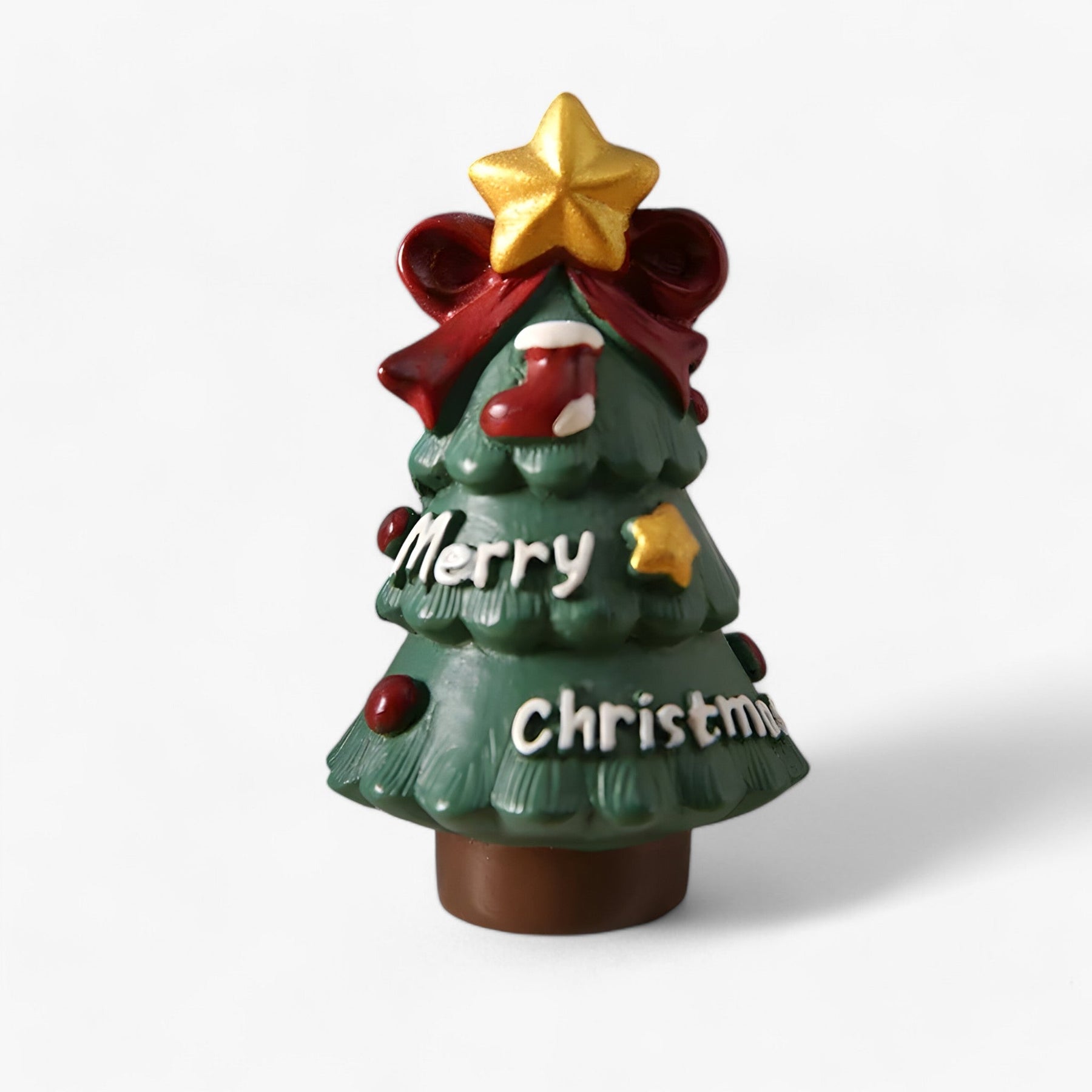 home & garden : Kerstgeest | Micro Landschap Kerstdecoraties - Voeg een Schattige Touch Toe aan Uw Bureau en Auto in Kerstboom van Pantinoshop