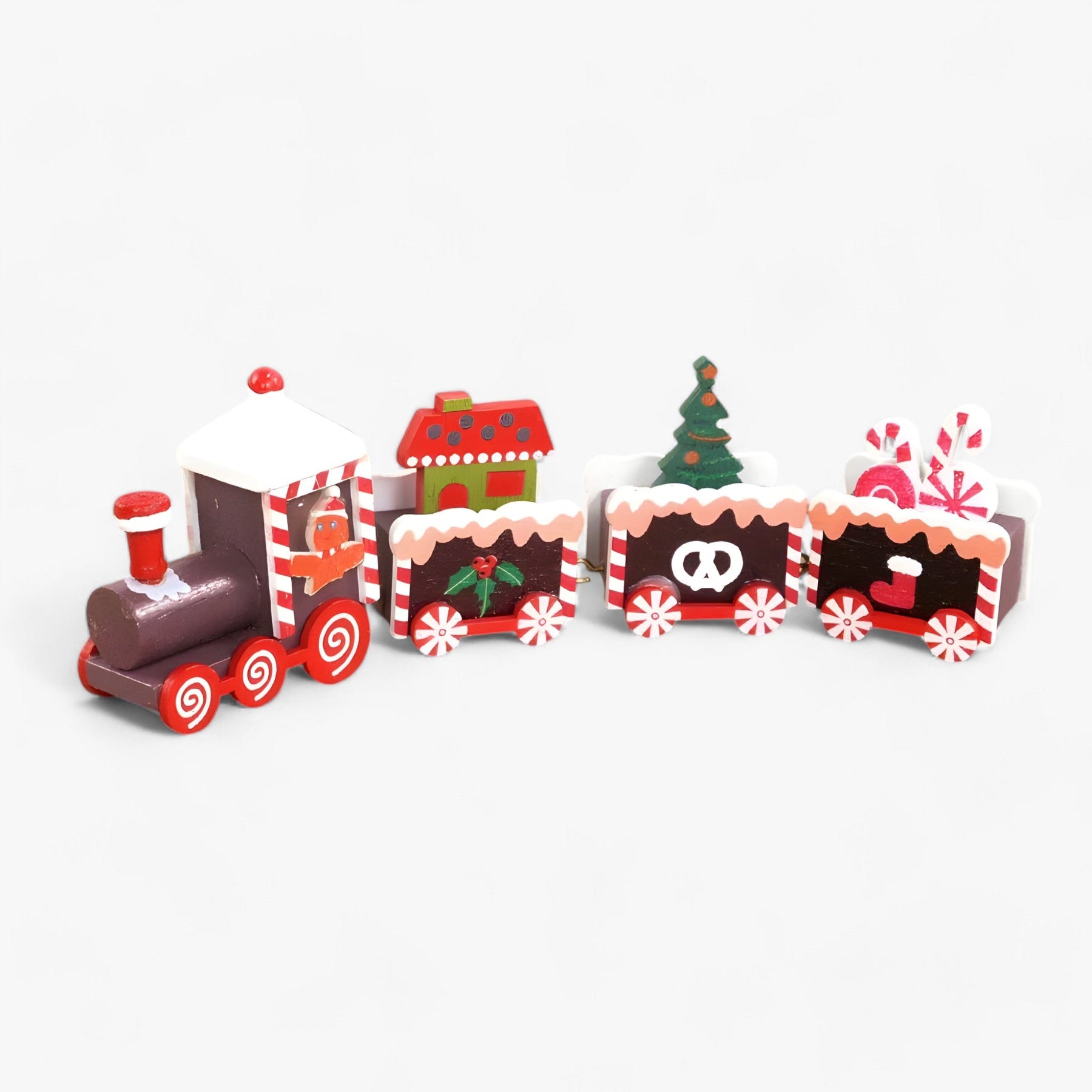 home & garden : Eigenzinnigheid | Kerst houten treinornament - feestelijk decor en cadeau voor kinderen in Stijl5 van Pantino