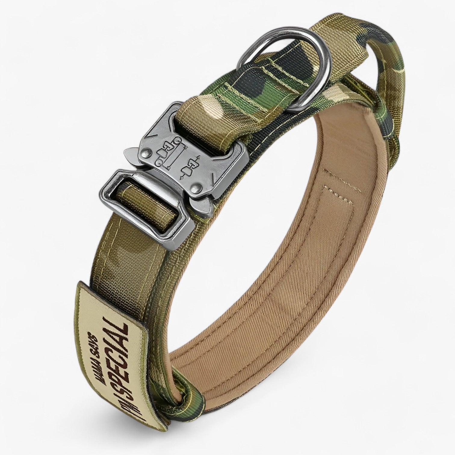pets : Brodie| Tactisch hondenhalsband met handvat voor training in Camouflage Set van Pantinoshop