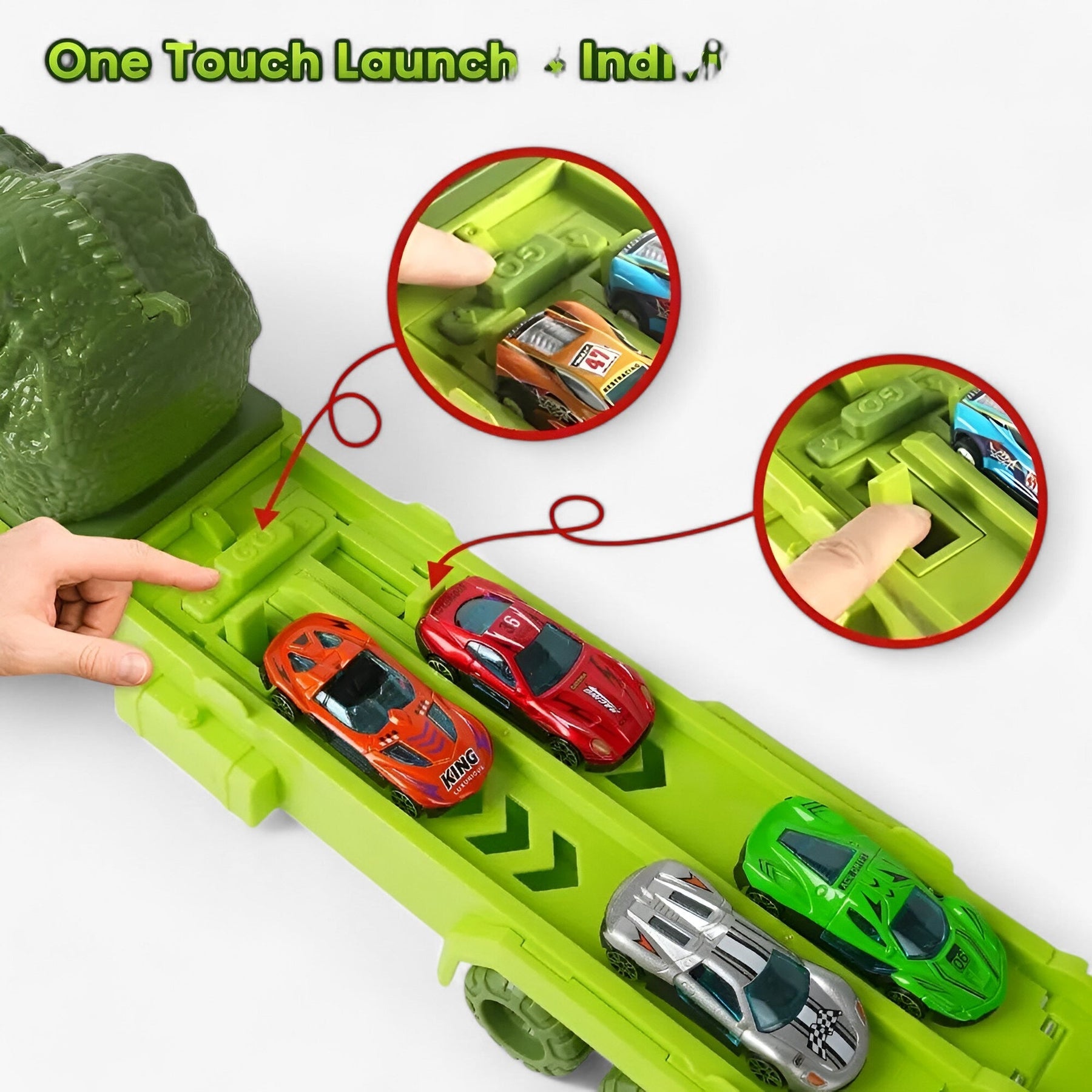 pets : Rex | Dinosaurus Race Truck - Eindeloos plezier in van Pantinoshop