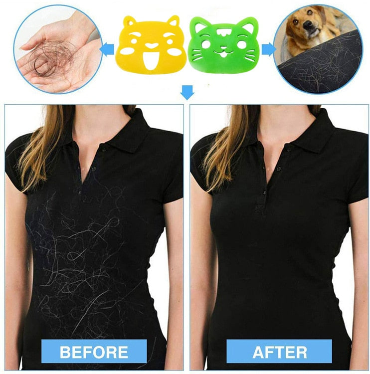 pets : Huisdier Haar Verwijderaar (2 st.) | Handige tool om pluisjes en haren te verwijderen in van Pantino