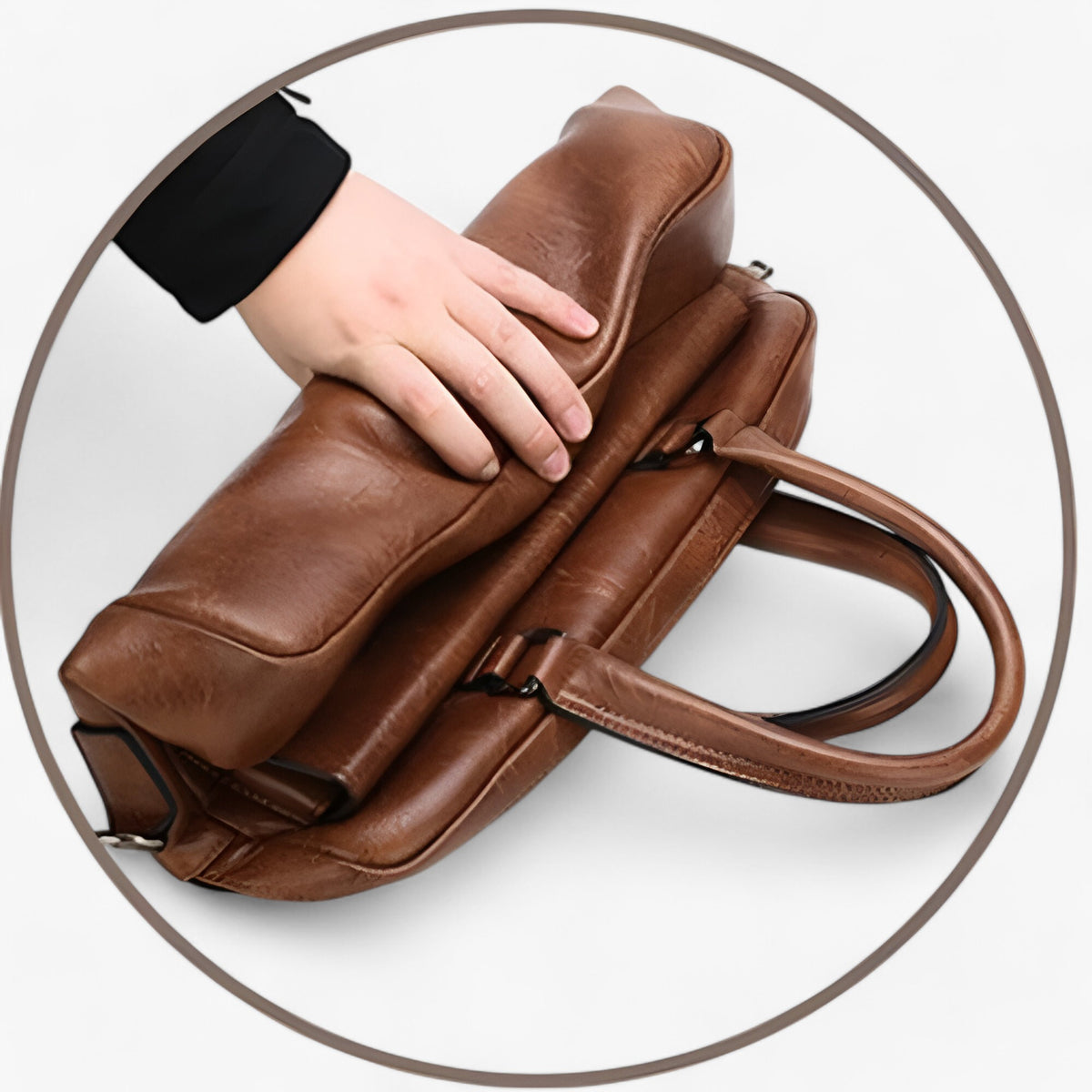 bags : Liam | Luxe Retro Laptoptas voor Mannen in van Pantinoshop