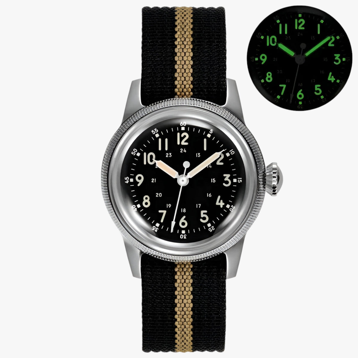 watches : Enzo | Precisie vintage militair horloge in van Pantinoshop