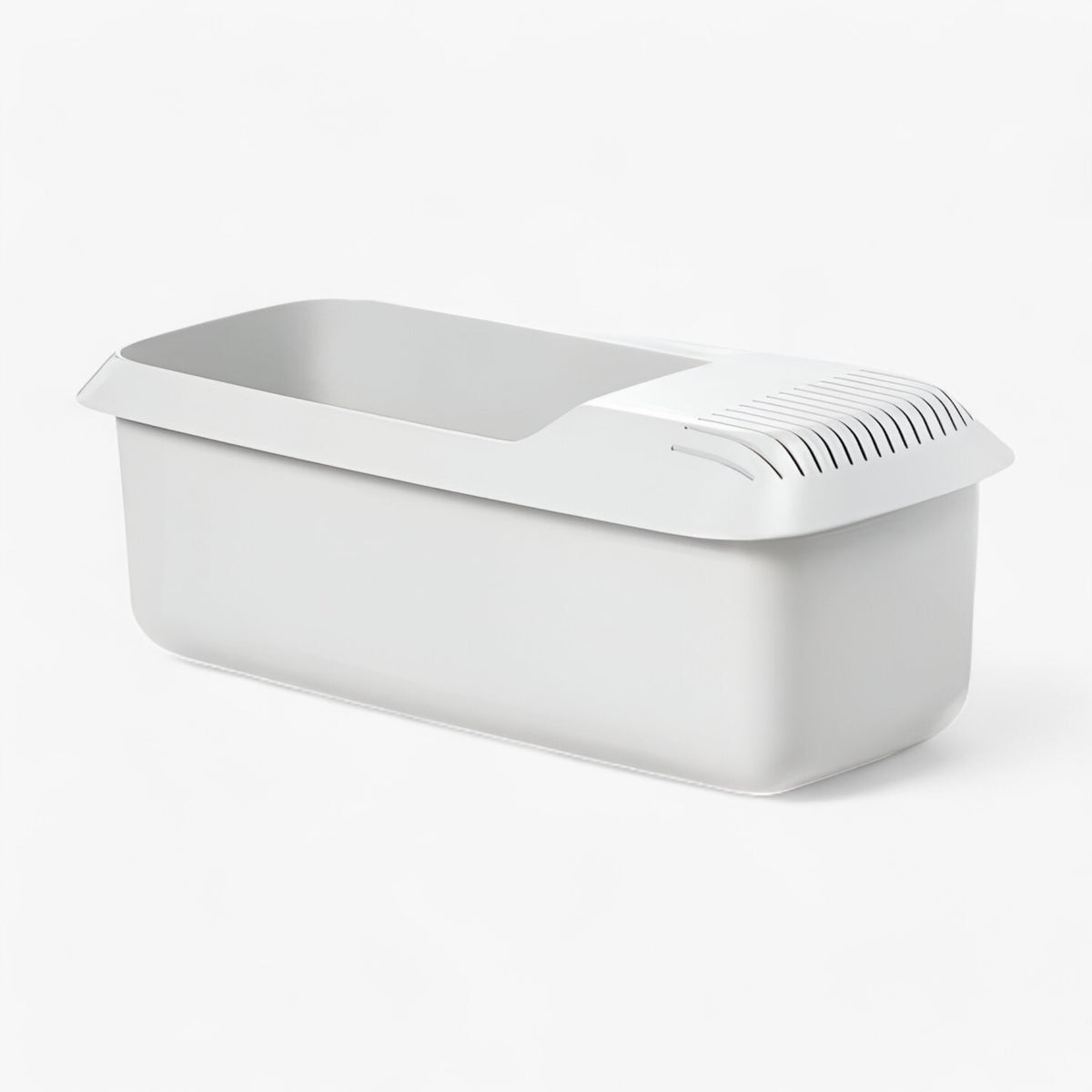 home & garden : Spaghettikoker met zeef | Efficiënt, Mess-free keukenhulpmiddel in Wit van Pantino