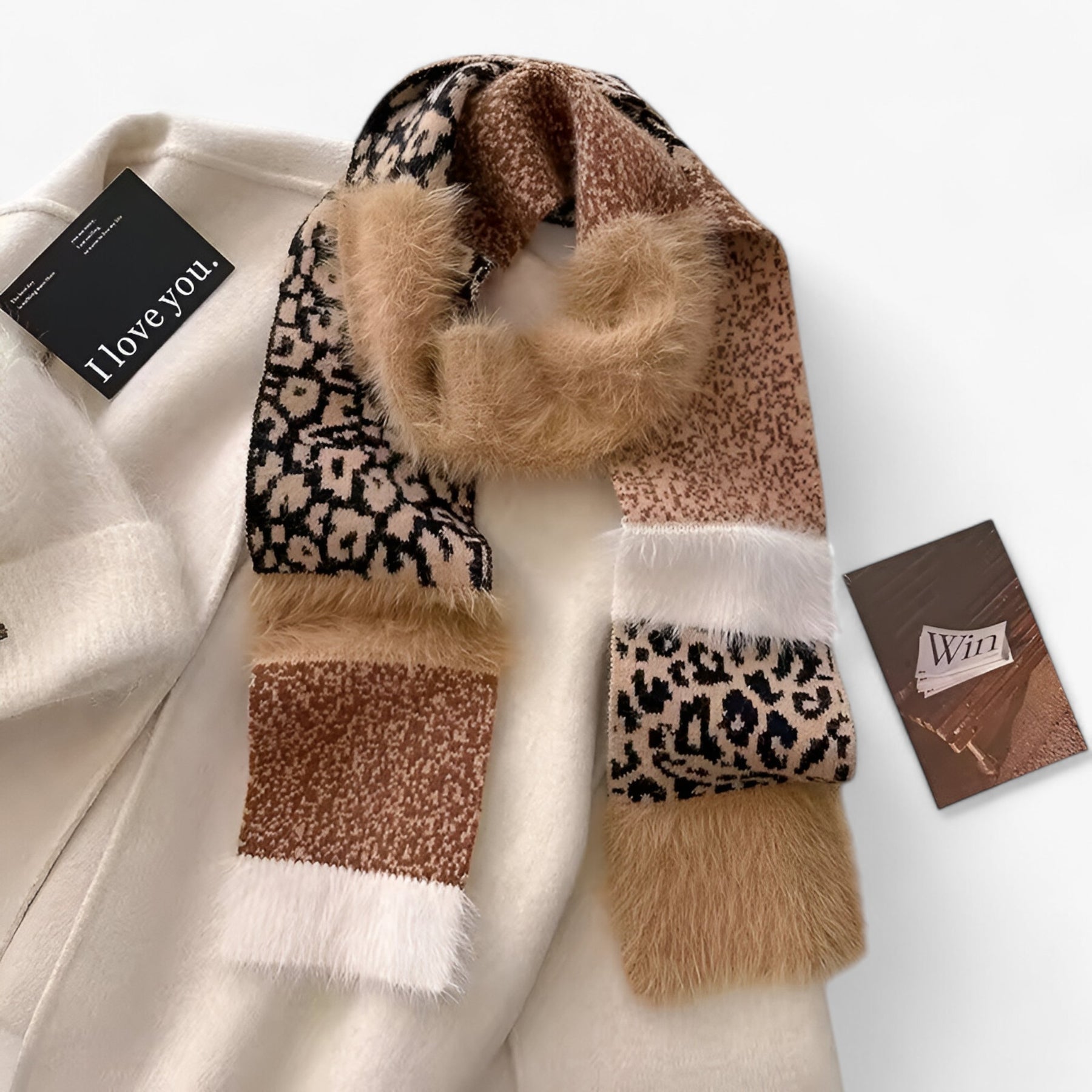 Leonie | Luipaard Breisjaal – Warme en Stijlvolle Must-Have - €25 : Leonie | Luipaard Breisjaal – Warme en Stijlvolle Must-Have in van Pantinoshop