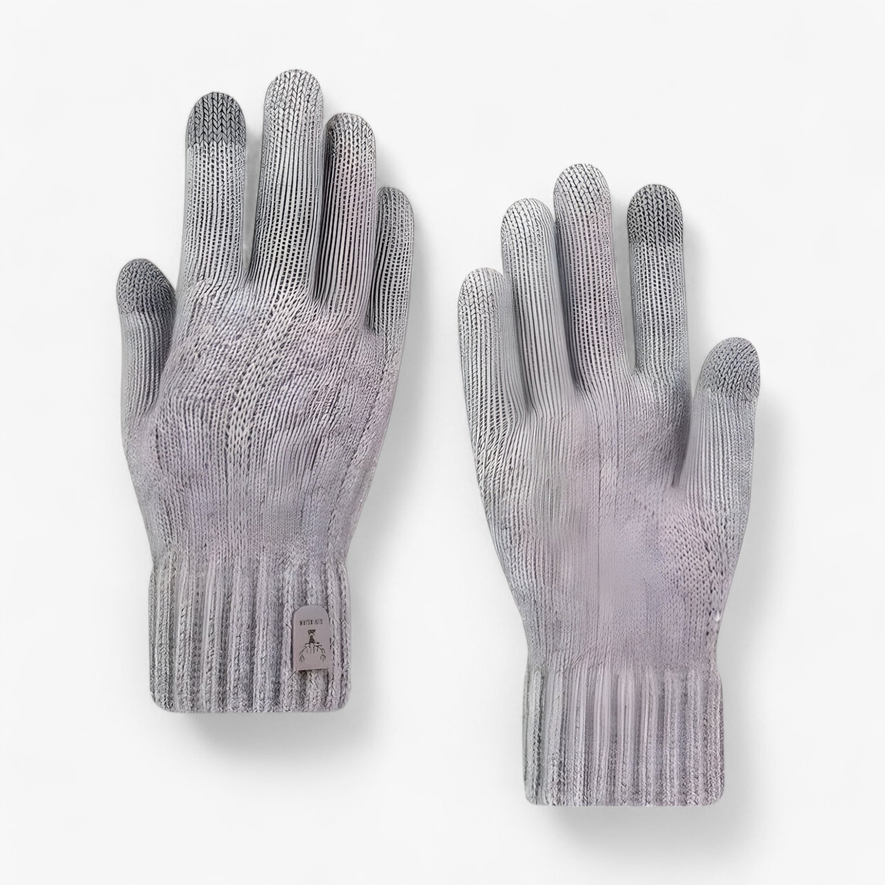 Oliver | Nieuwe Heren Warme Handschoenen Winter Touchscreen Plus Fleece - Perfect voor Koud Weer - €25 : Oliver | Nieuwe Heren Warme Handschoenen Winter Touchscreen Plus Fleece - Perfect voor Koud Weer in Lichtgrijs van Pantinoshop