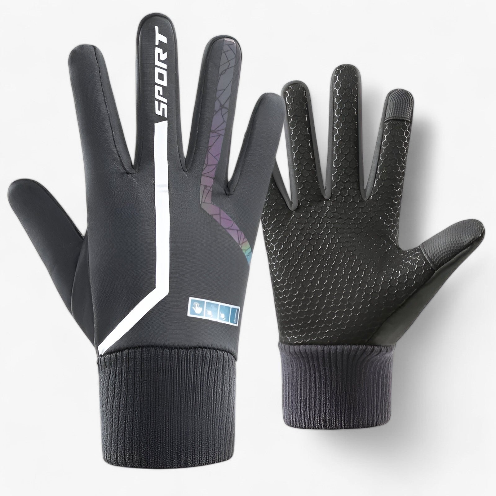 men's fashion : Von | Warme Winterhandschoenen - met Reflectie en Touchscreen in van Pantinoshop