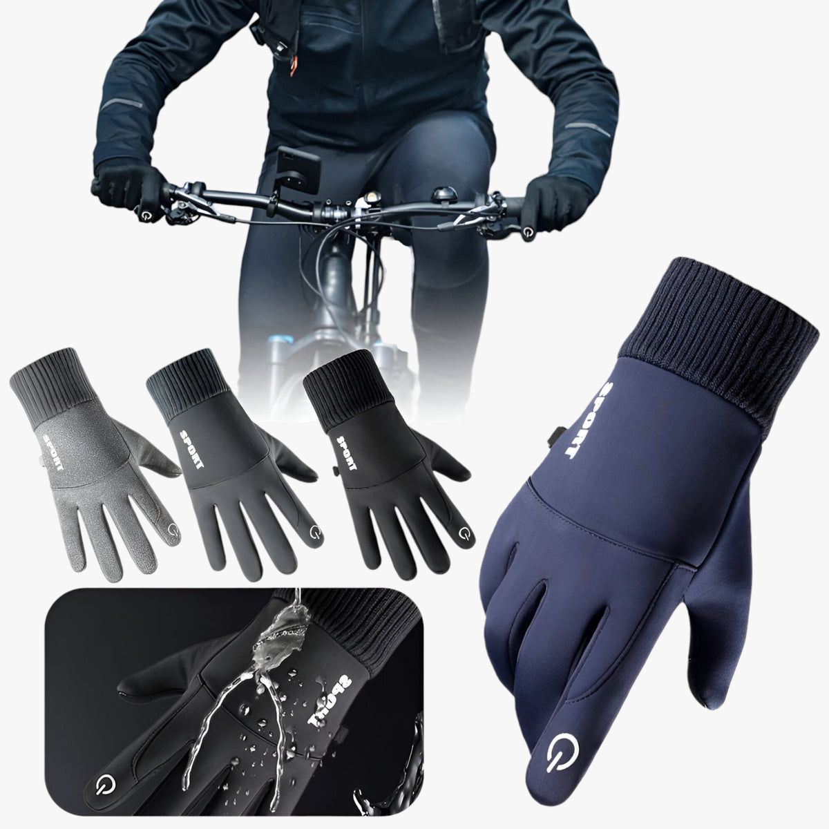 men's fashion : Jazz | Warme en Waterdichte Handschoenen in van Pantinoshop