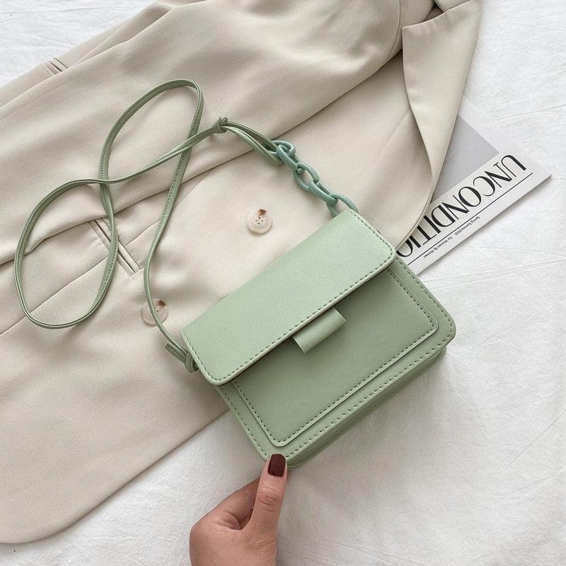 Dress : Anna | Trendy Schoudertas in Groen van Pantino