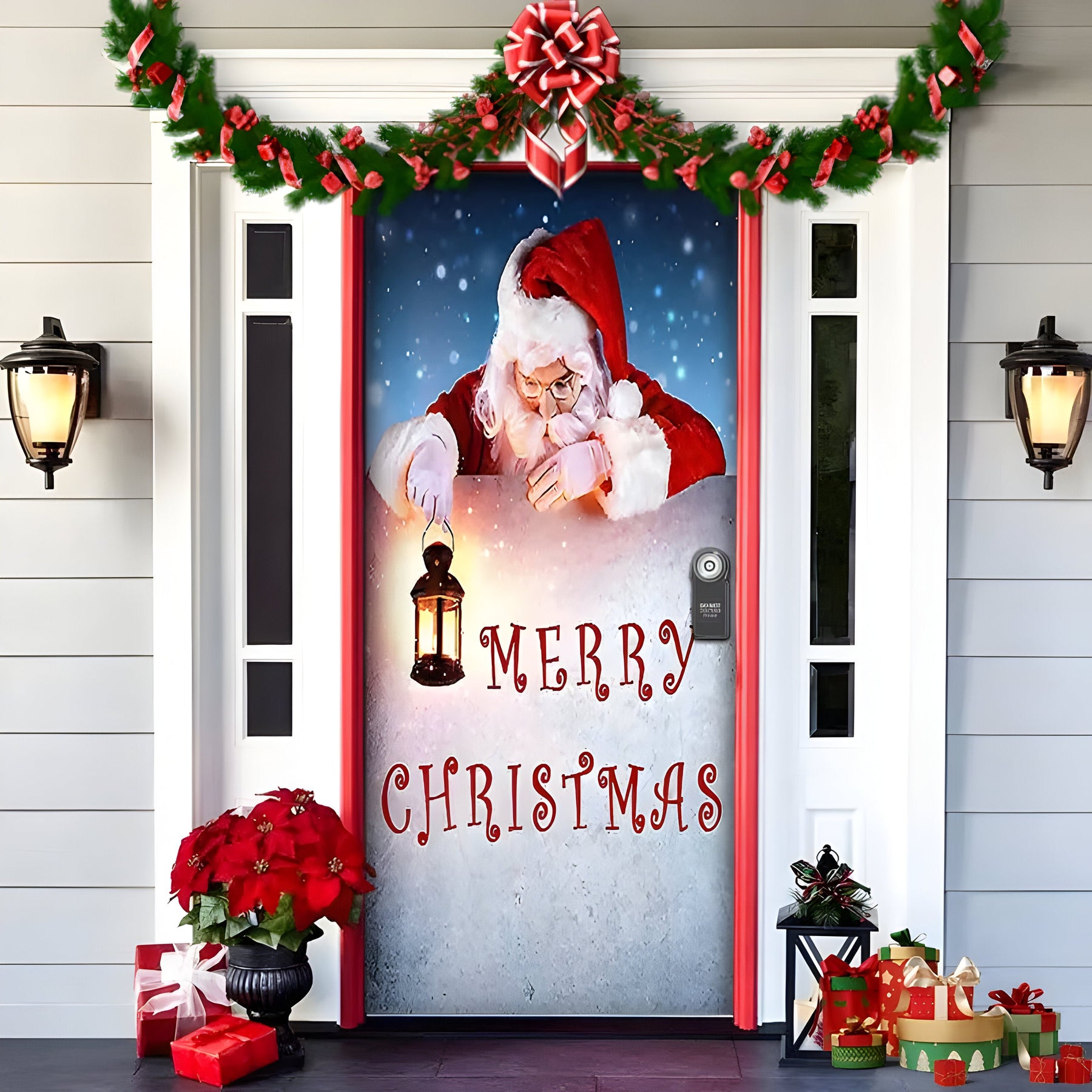 home & garden : HolidayCheer | Kerst Achtergrondbanner van Polyester - Creëer een Feestelijke Sfeer voor Uw Decoraties in Stijl-18 van Pantinoshop