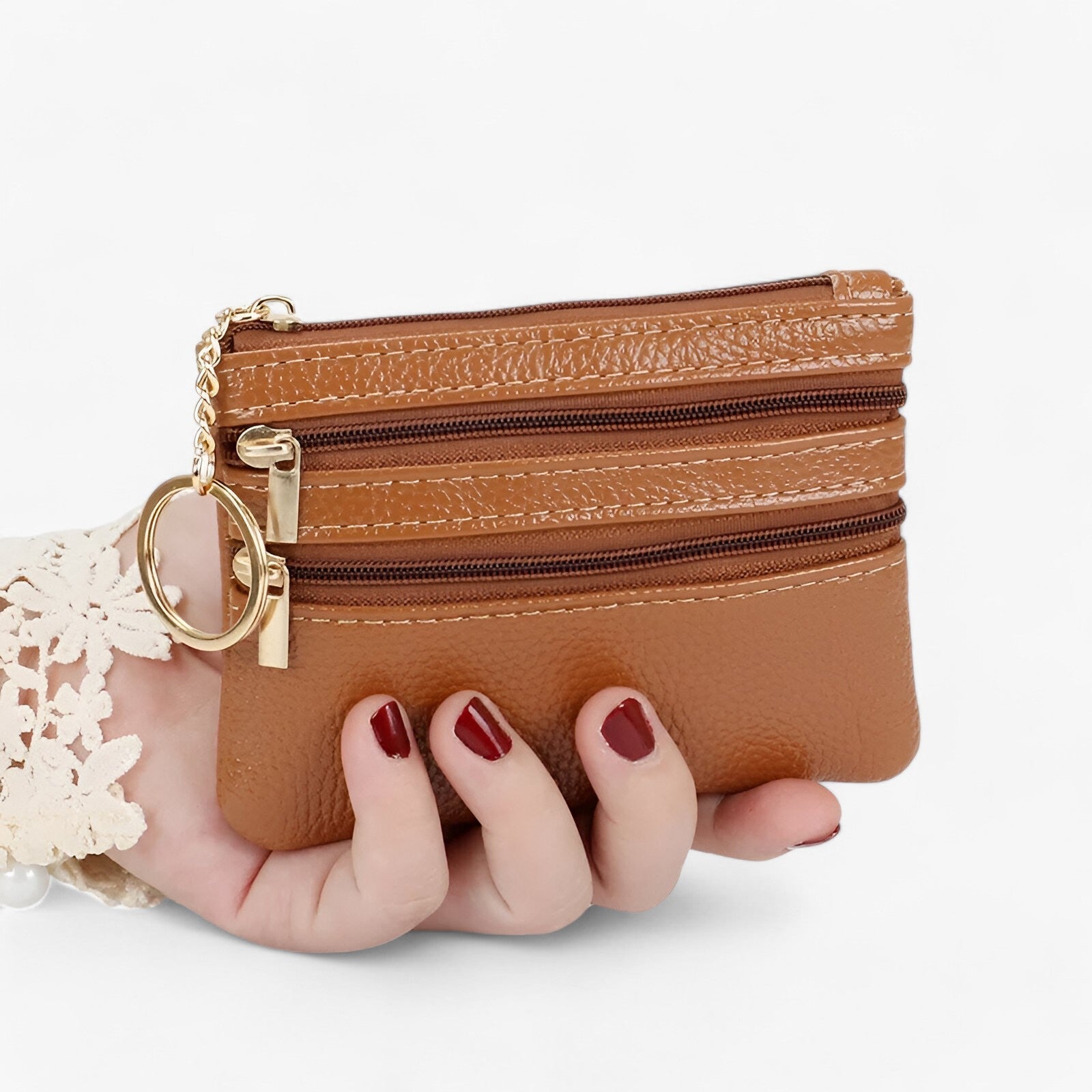 bags : Ghie| Schoudertas voor vrouwen – Compakt en elegant met drie ritsen in van Pantino