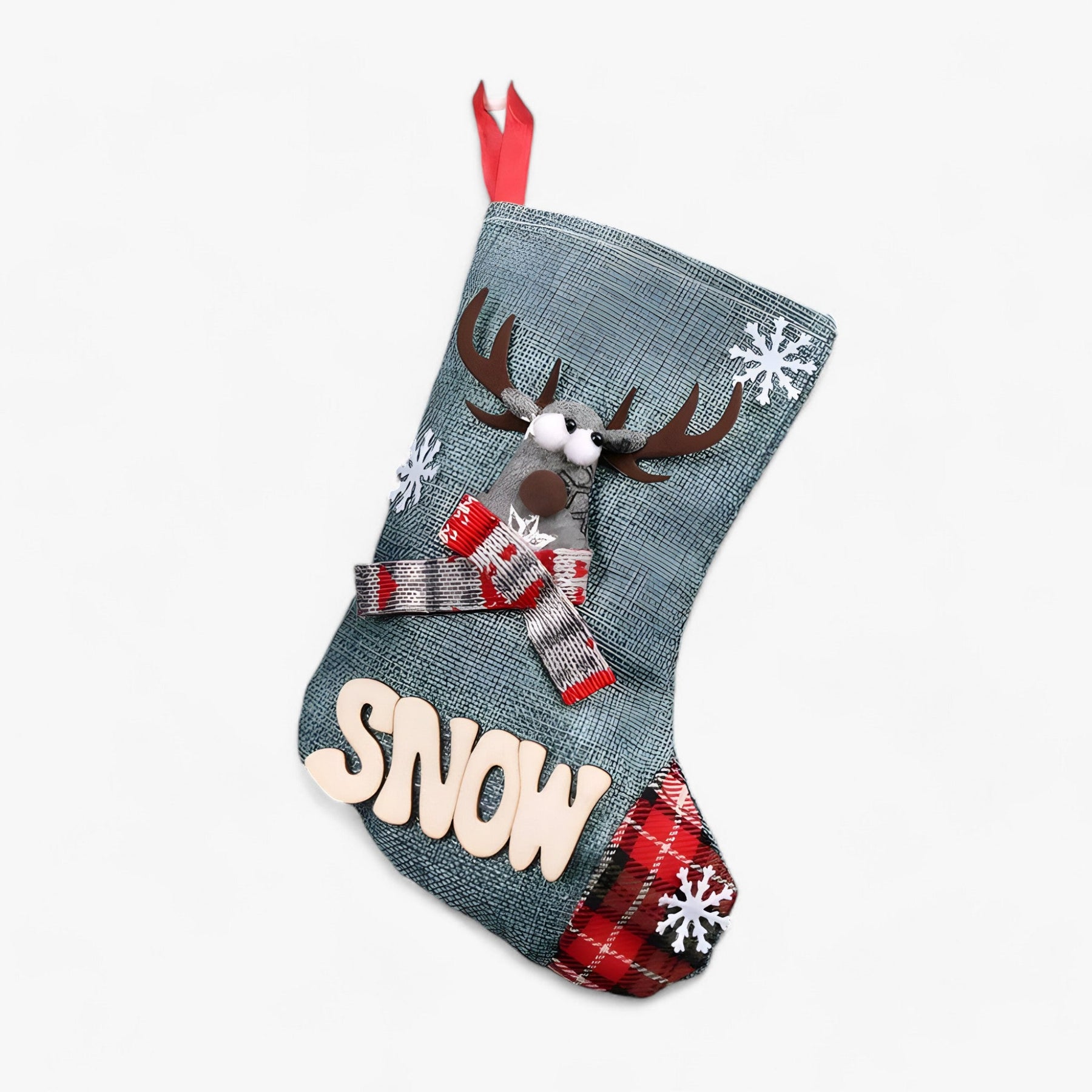 home & garden : Amma | Kerstklaar Sokken Sneeuwman - Feestelijke Decoratie voor het Huis in Blauw van Pantinoshop