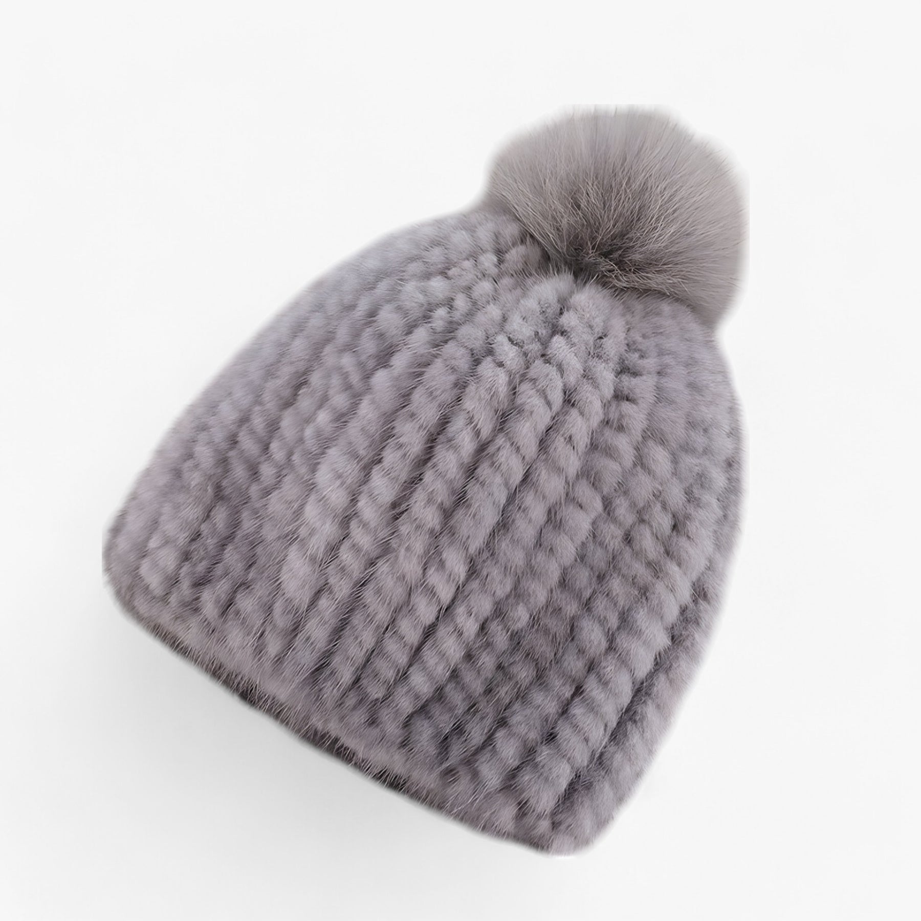 men's fashion : Camille | Luxe Marterbont Hoed - Winterse Warmte & Elegantie in Grijs Één maat van Pantinoshop