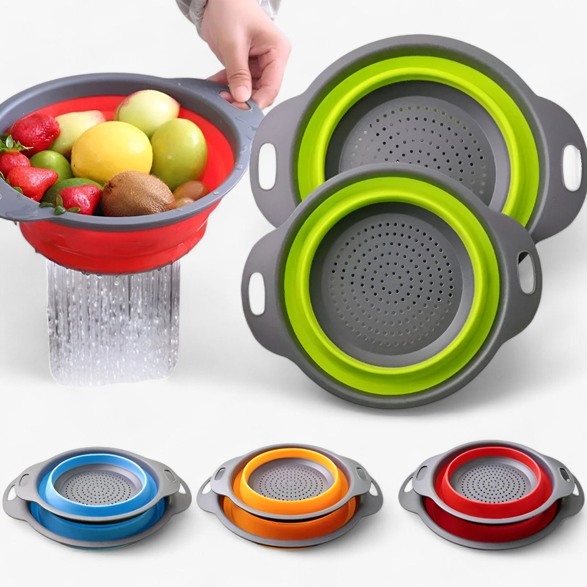 home & garden : Mila | Opvouwbare Zeef en Wasmand voor Groente & Fruit in van Pantinoshop