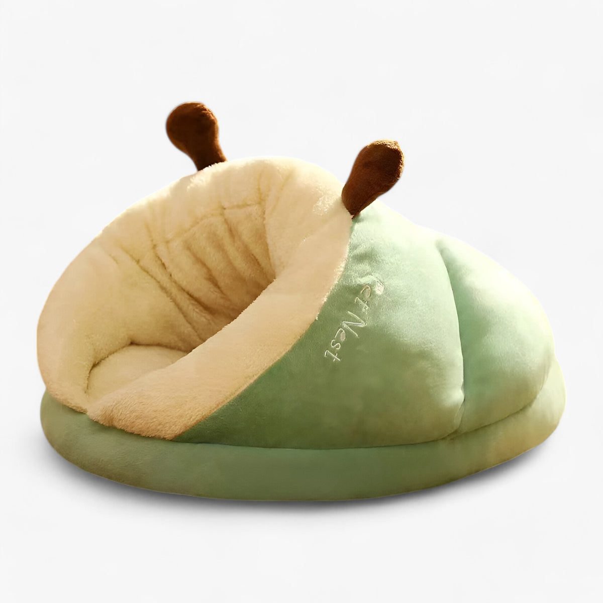 pets : SnuggleHome | Slipper Huisdierenbed in Groen van Pantinoshop