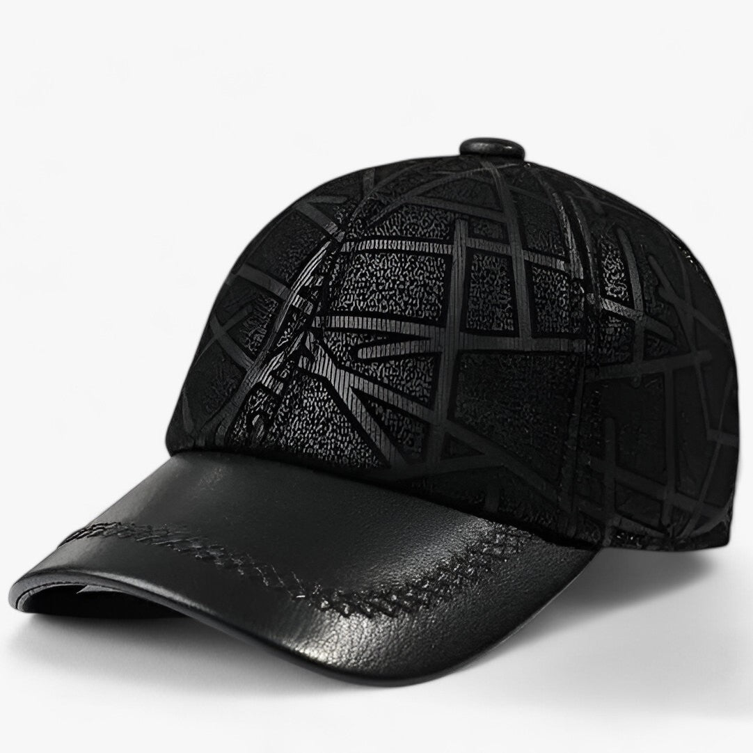 men's fashion : Justin | Stijlvolle Leren Pet - Tijdloze Elegantie in van Pantinoshop