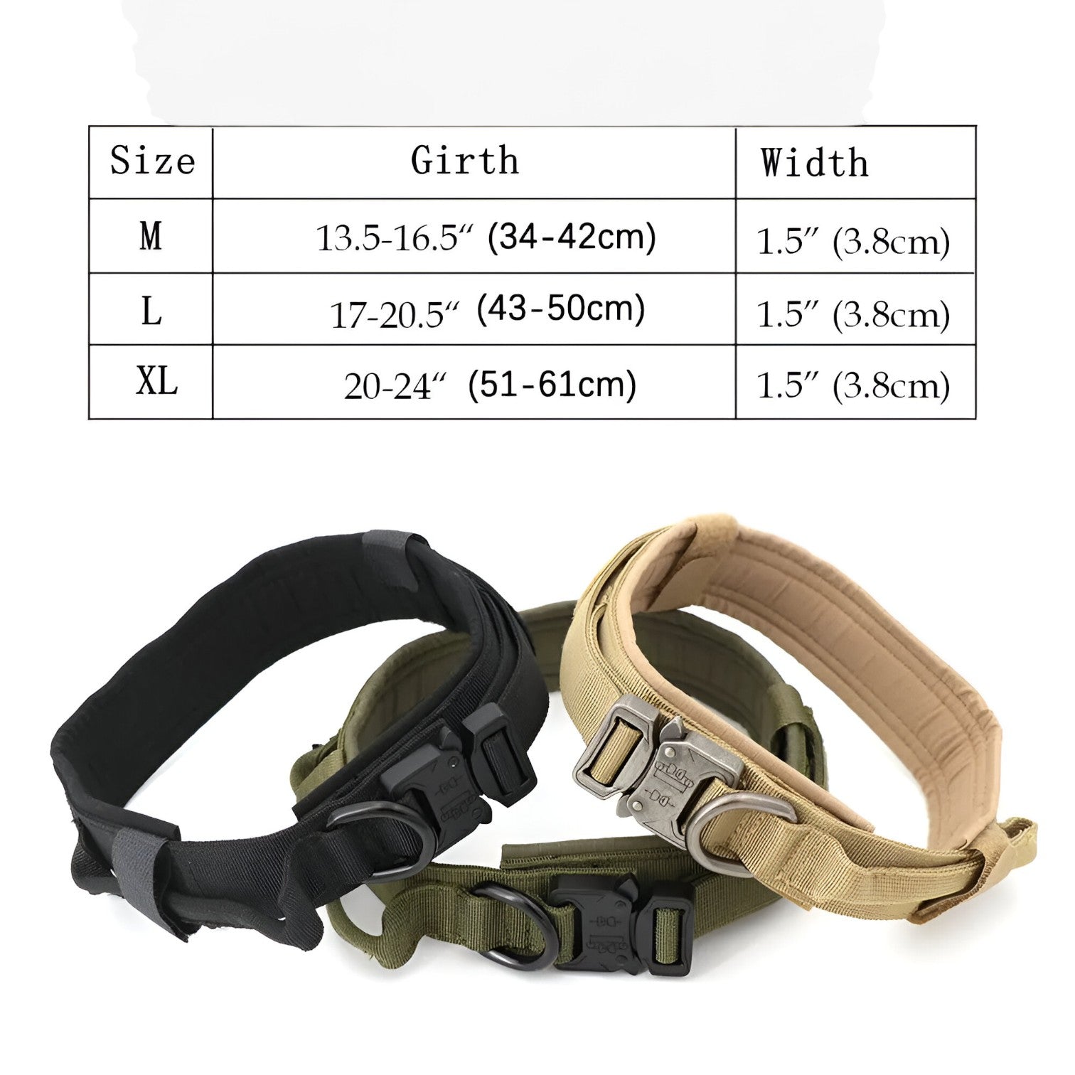 pets : Brodie| Tactisch hondenhalsband met handvat voor training in van Pantinoshop