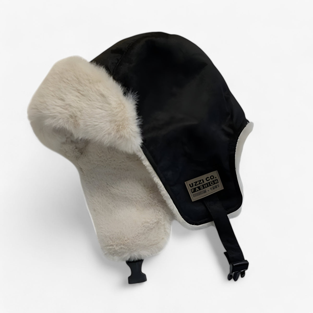 men's fashion : Emma | Lei Feng Hoed - Extra Warmte & Oorbescherming in Zwart Één maat van Pantinoshop