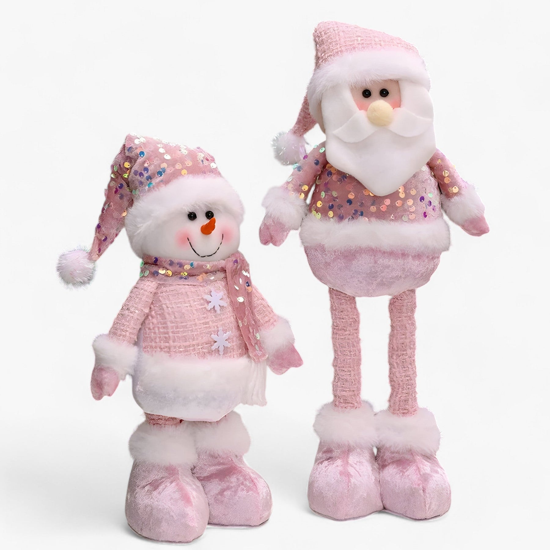 home & garden : Fantastische Winter | Kerstdecoraties Benodigdheden Sneeuwman Oude Roze - Voeg een Beetje Magie Toe aan Uw Interieur in van Pantinoshop