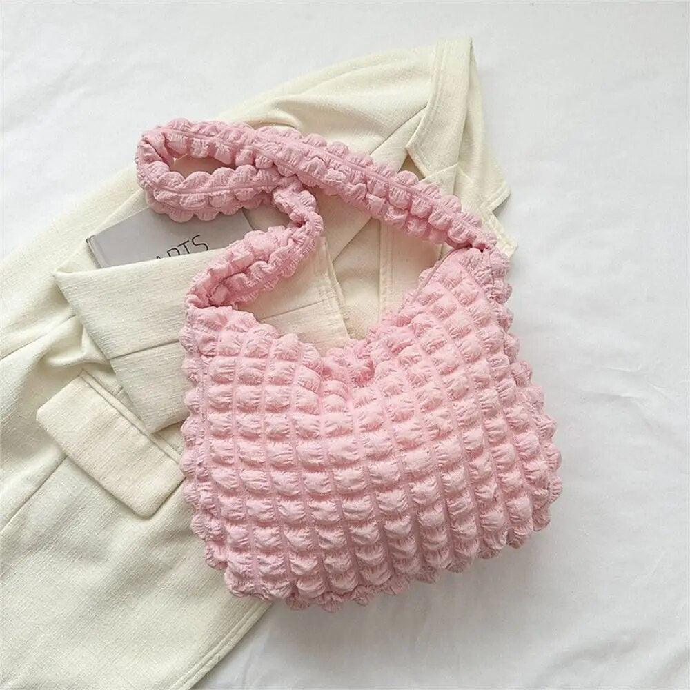 : Zachte Crossbody Tas in Roze van Pantino