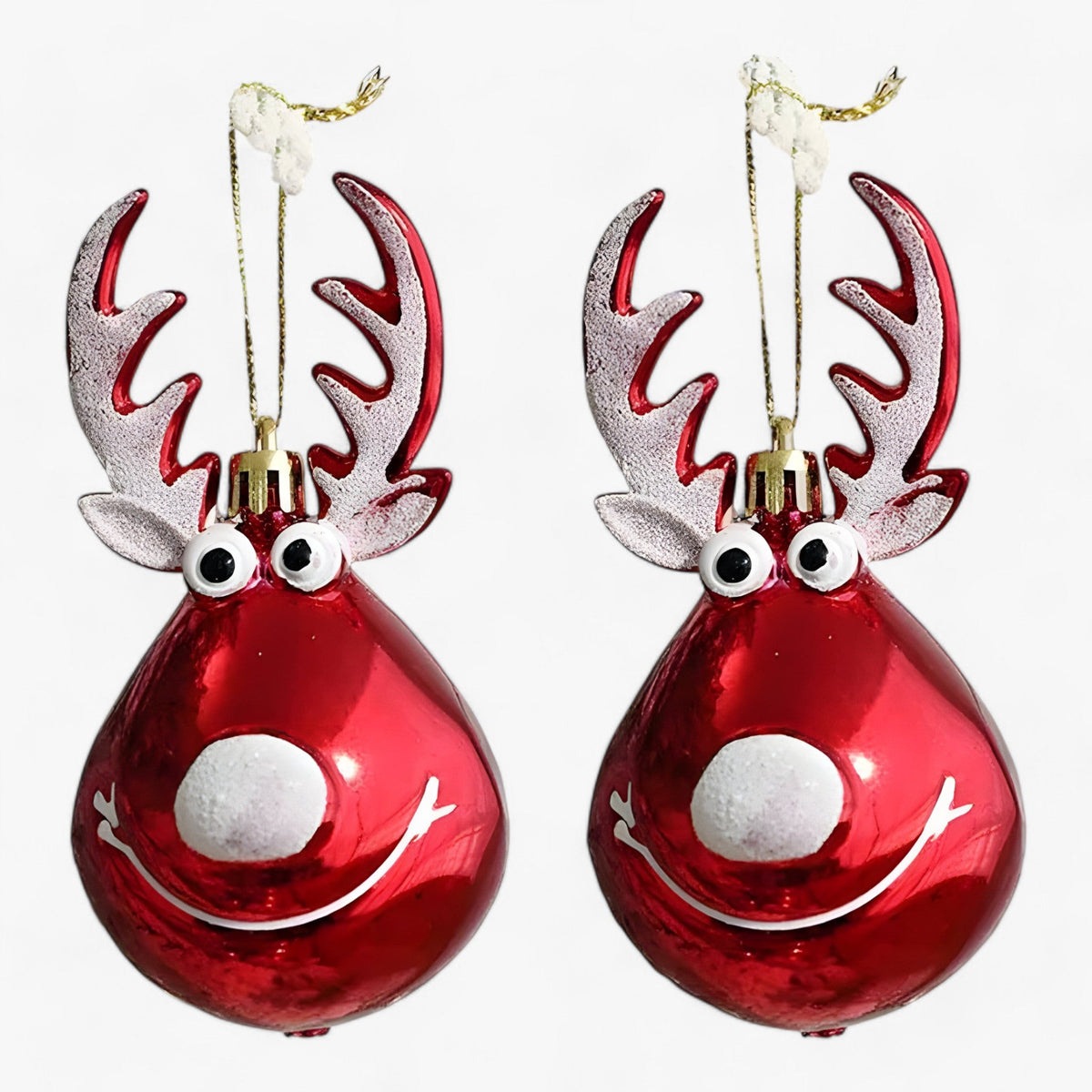 home & garden : Rudy | Elandenkerstballen - Feestelijke boomversieringen in Rood van Pantino