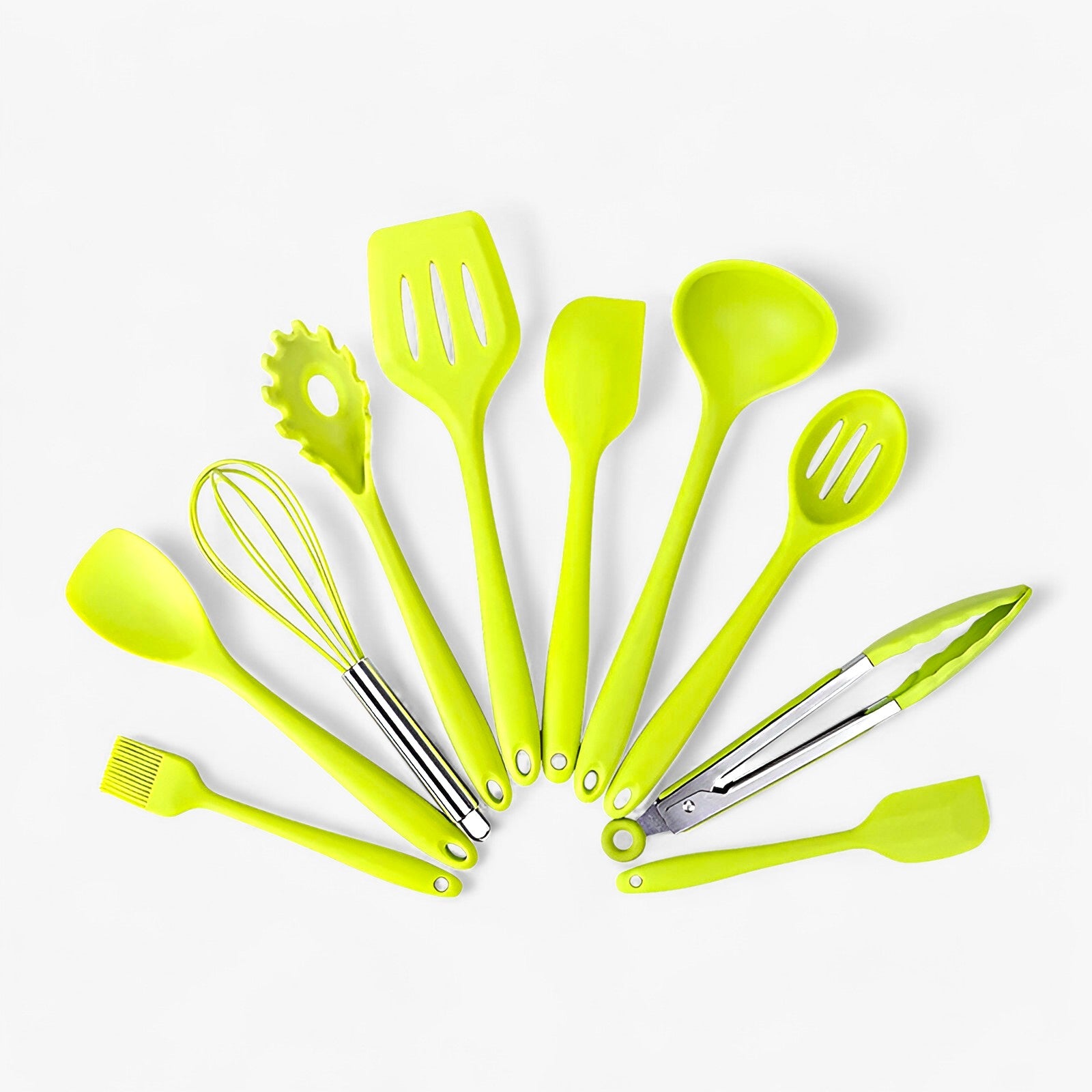 home & garden : Liza | Complete Silicone Keukenset voor Makkelijk Koken in Groen van Pantino