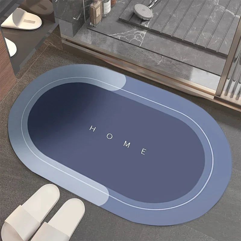 home & garden : AquaLux - Super absoberende badmat in Blauw van Pantino
