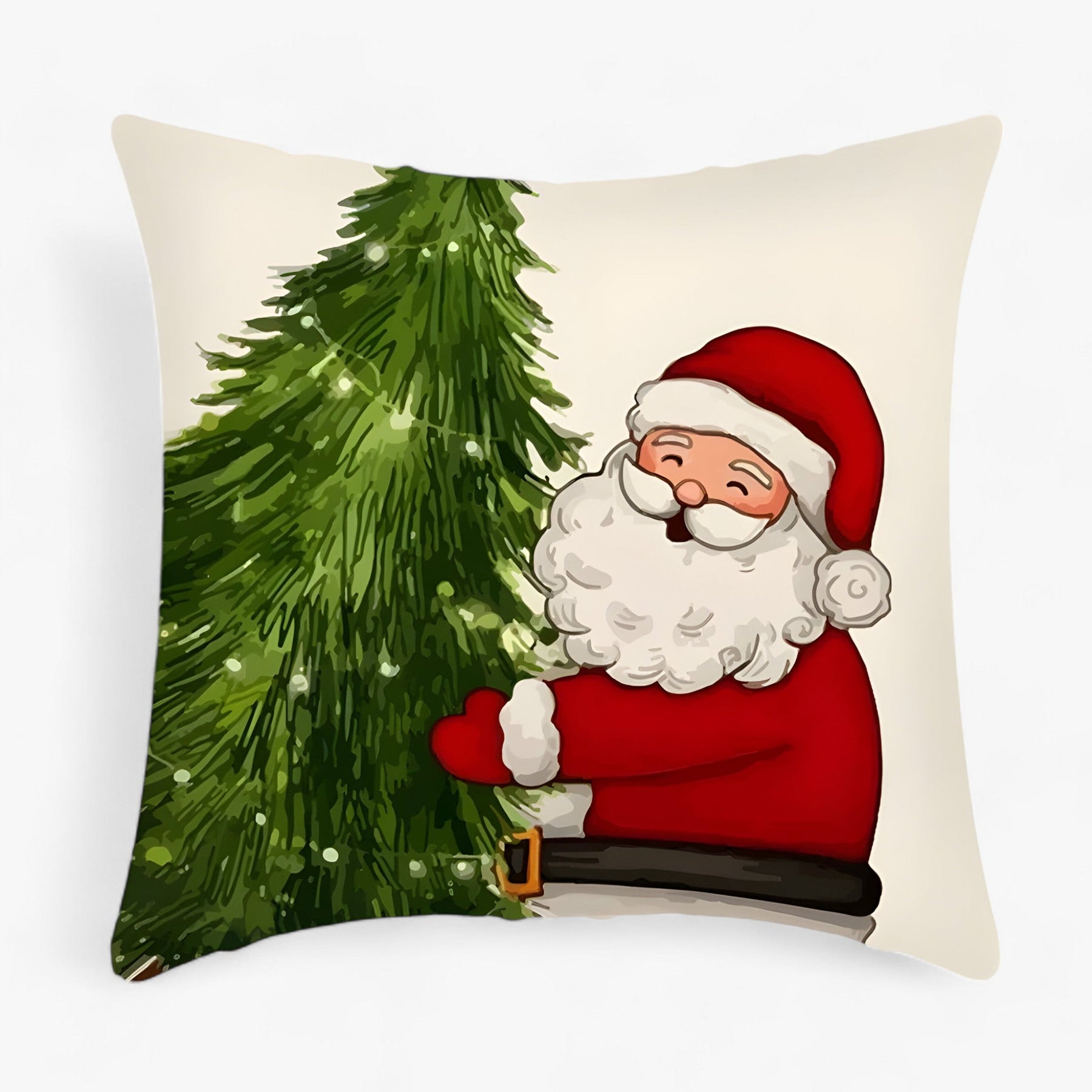 home & garden : Frosty | Housse de Coussin en Lin de Noël - Décor Festif et Confortable pour la Maison in 17 van Pantinoshop