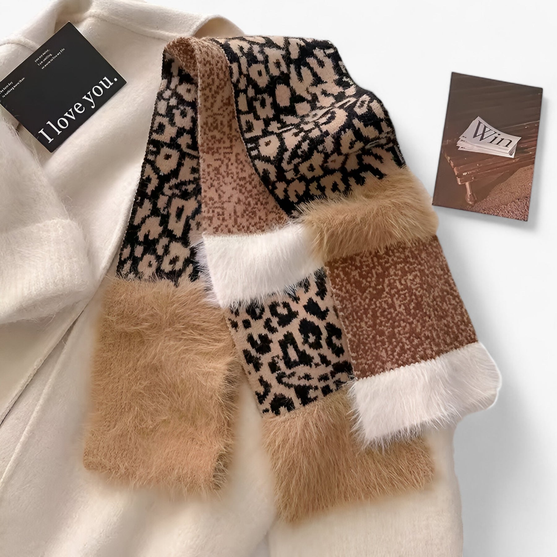 Leonie | Luipaard Breisjaal – Warme en Stijlvolle Must-Have - €25 : Leonie | Luipaard Breisjaal – Warme en Stijlvolle Must-Have in van Pantinoshop