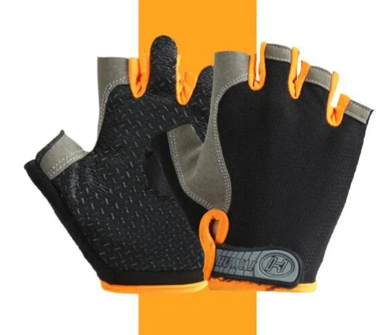 outdoor equipment : GripMaster Antislip Sport Handschoenen - Koel, Comfortabel, Duurzaam. in Oranje van Pantino