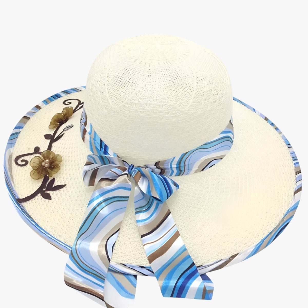 outdoor equipment : Nadia | Zomershuttle met grote schaduw – Modieus, opvouwbaar en UV-beschermend in Wit van Pantinoshop