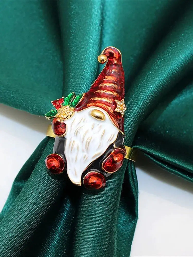 home & garden : Vakantie Elegantie | 6 Kerstservettenringen met Dennenappels - Perfect in Q van Pantinoshop