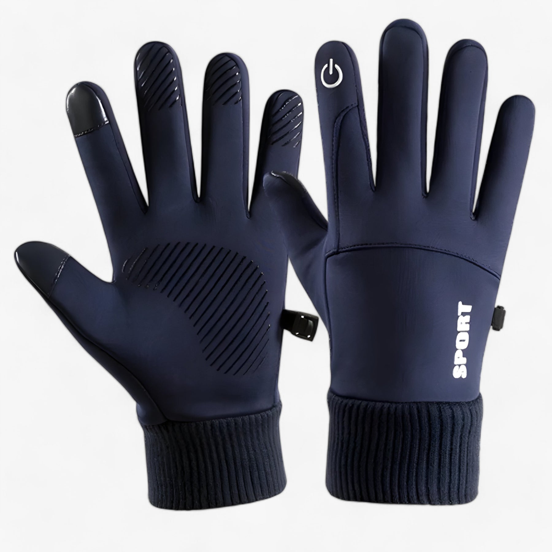 Lucas | Winter Waterdichte Handschoenen - Warmte, Grip & Touchscreen - €25 : Lucas | Winter Waterdichte Handschoenen - Warmte, Grip & Touchscreen in Blauw van Pantino