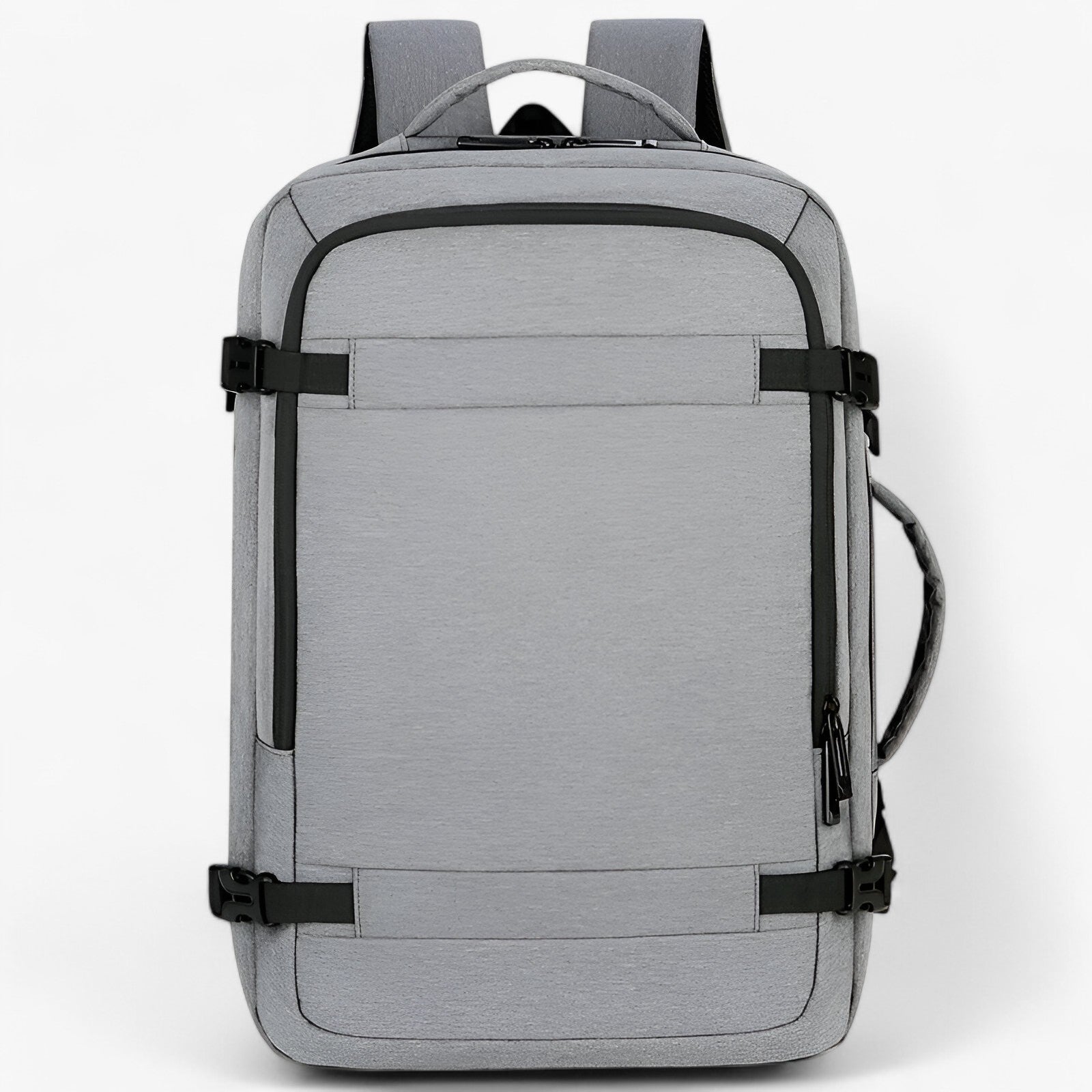 bags : Finn | Reisrugzak met USB in NEE Expande Grijs 18inch(32x46x15)cm van Pantinoshop