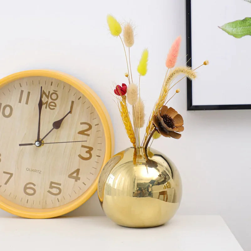 home & garden : Cryzta - Gouden Keramische Bal Bloemenvaas in van Pantino