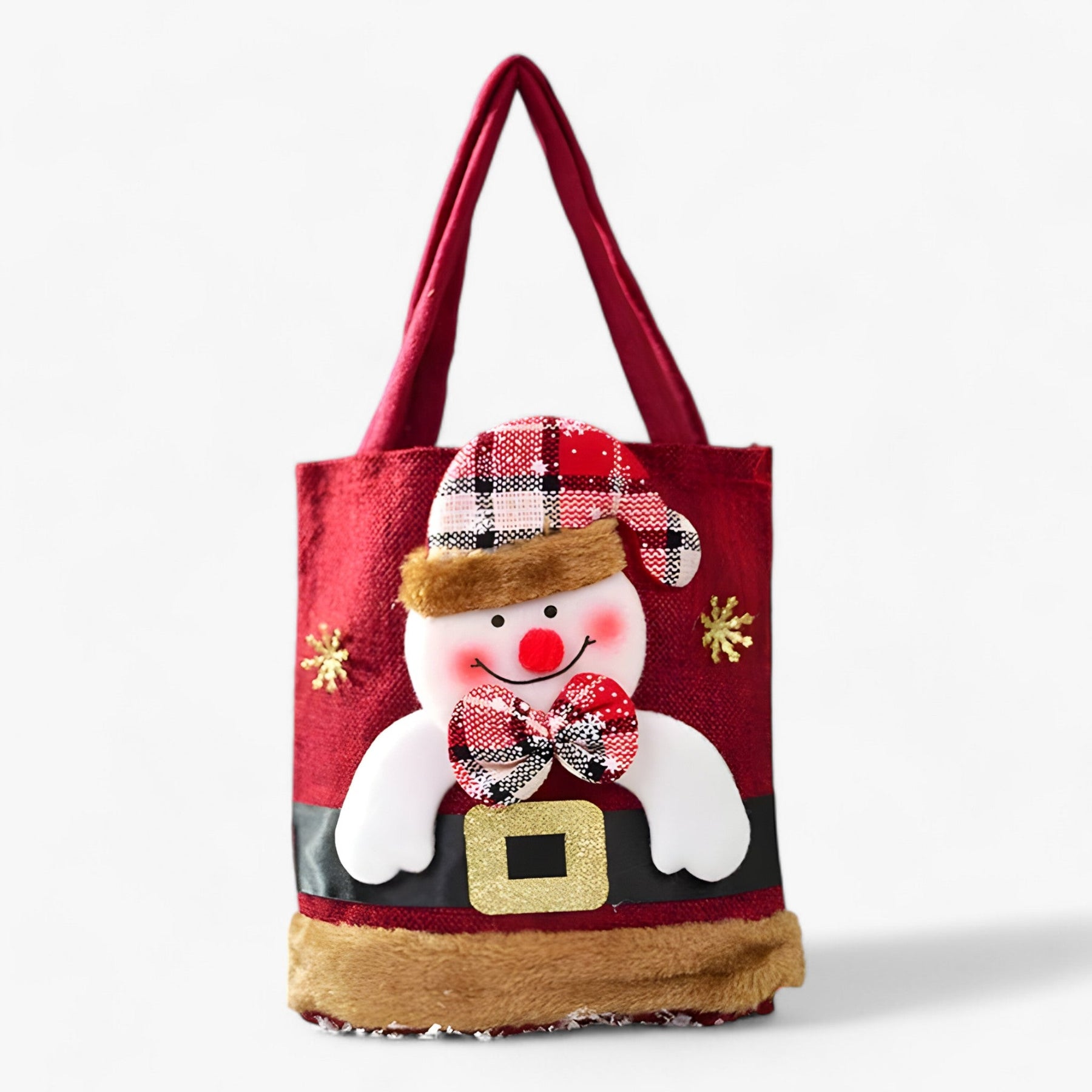 bags : KerstBeer | Kerstcadeauzakjes - Perfect voor het bewaren van uw feestelijke cadeaus en snoepjes in Sneeuwman 10 STUKS van Pantino