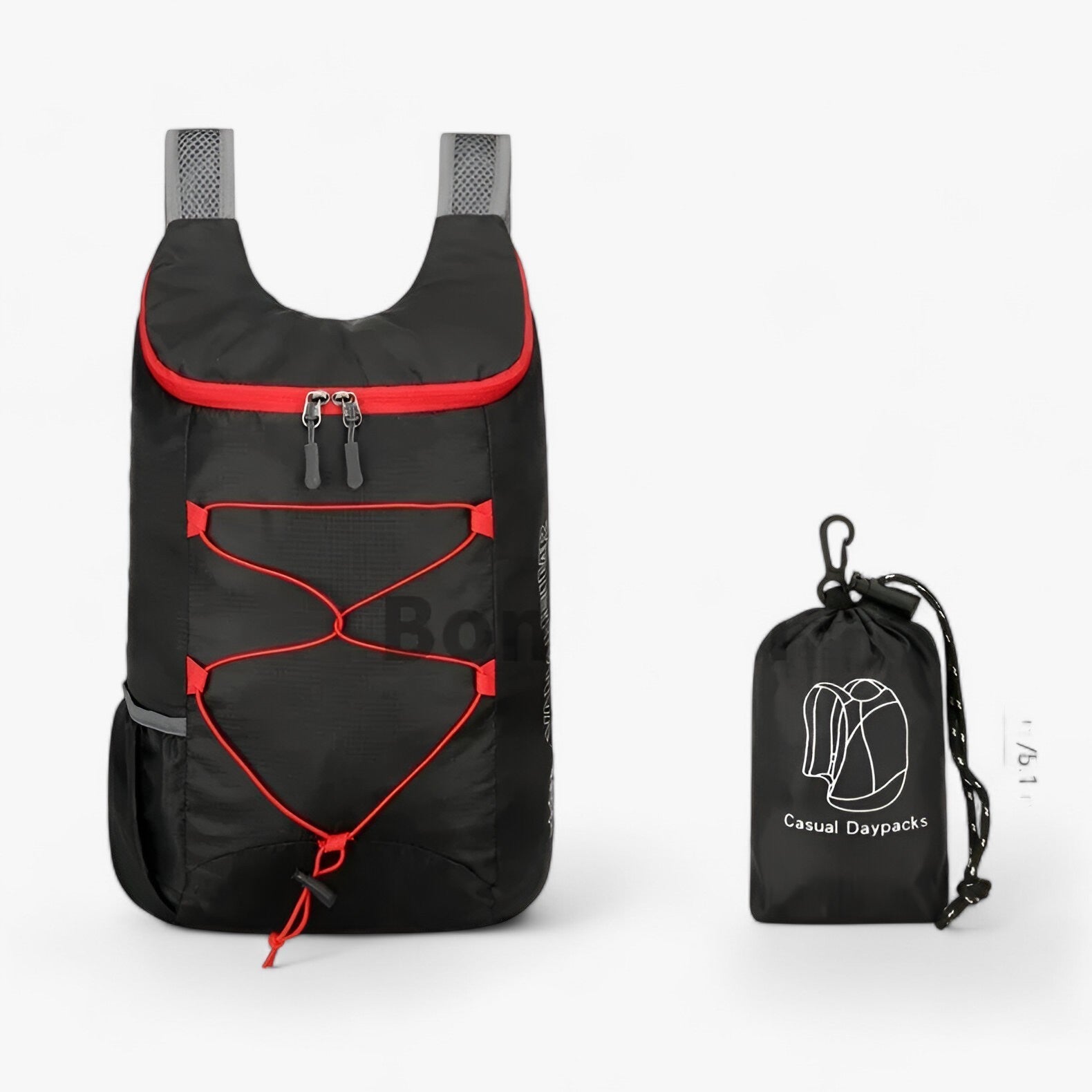 Luna - Opvouwbare rugzak - compact en praktisch - €25 : Luna - Opvouwbare rugzak - compact en praktisch in van Pantino