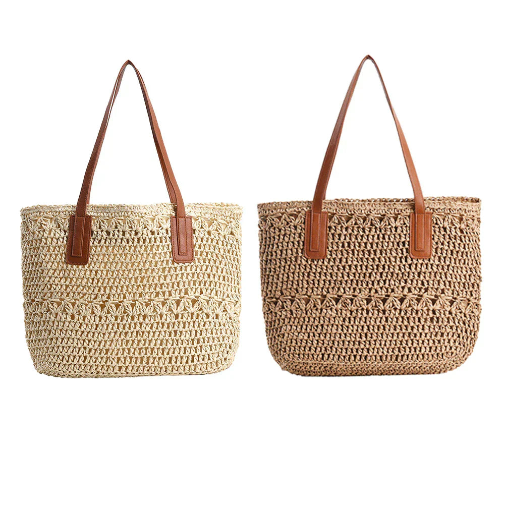 bags : Genevieve - Chique strotas met leren riemen in van Pantino