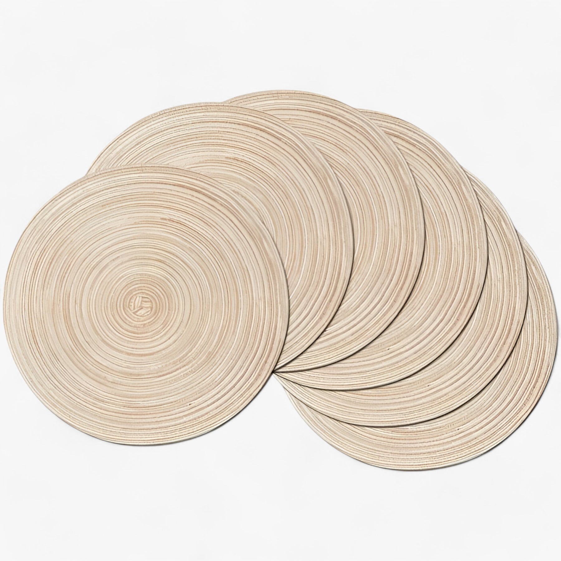home & garden : Gevlochten placemats | Duurzaam en stijlvol in Beige 36cm van Pantinoshop