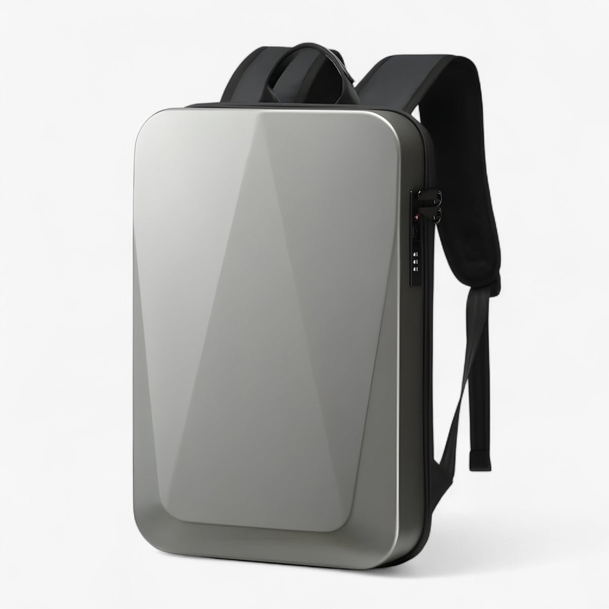 bags : Dimitri | Diefstalbestendig rugzak met harde schaal voor laptop in Grijs van Pantinoshop