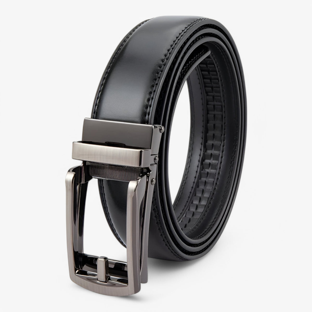 accessories : Tijdloze Herengordel van Hoogwaardig Koeienhuidleer in Donkerbruin van Pantino