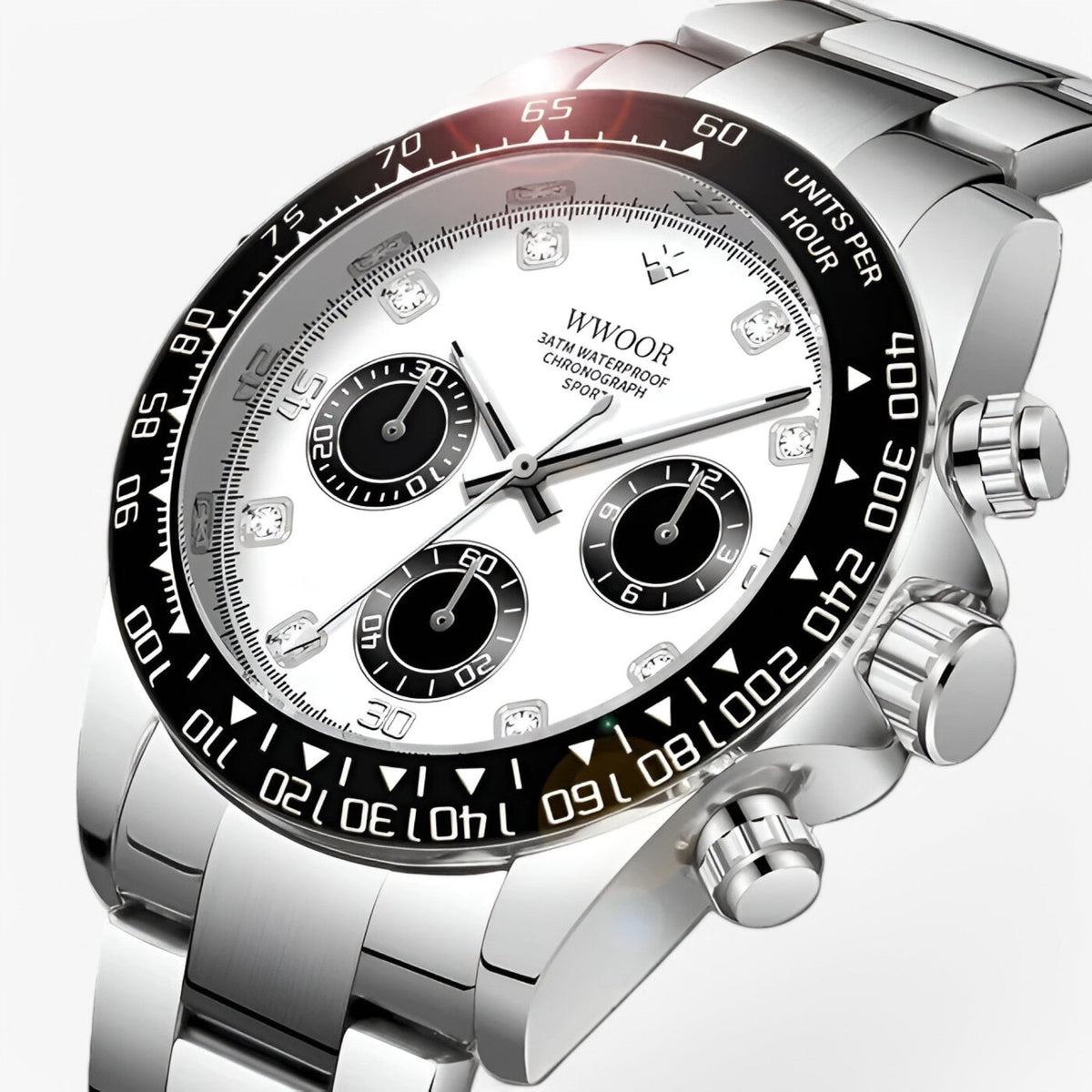 watches : Kasmir | Luxe Chronograafhorloge van Roestvrij Staal in van Pantinoshop