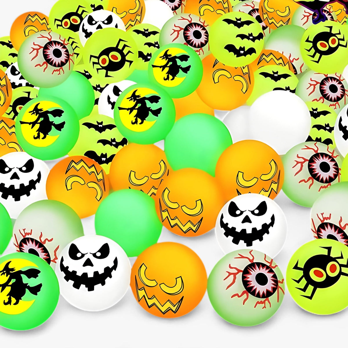 other : Allen | Glow in the Dark stuiterende ballen - enge Halloween-pret in willekeurige kleur 10 stks van Pantino