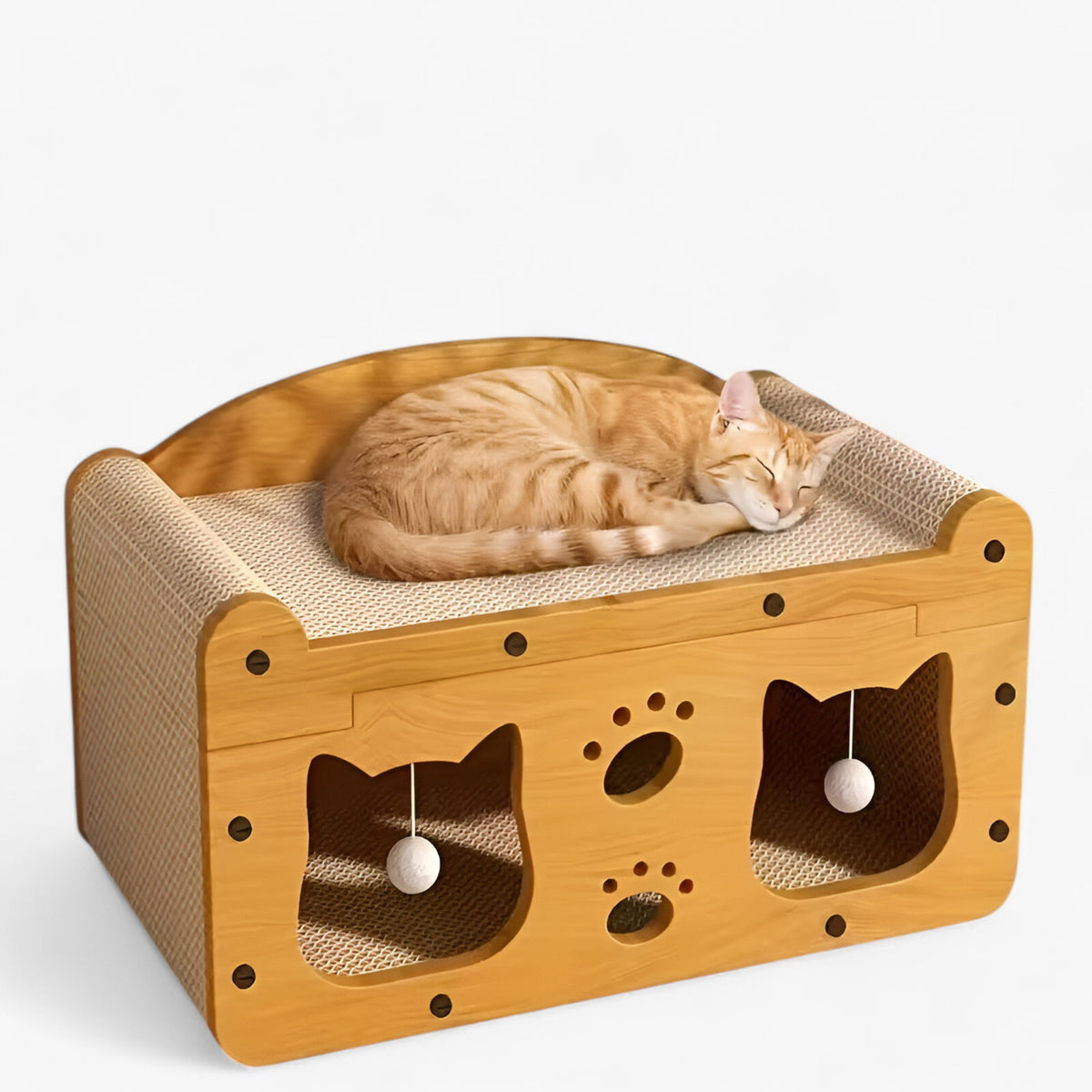 pets : Whisker Wonders | 2-in-1 Kattenkrabber en Lounge Bed in van Pantinoshop