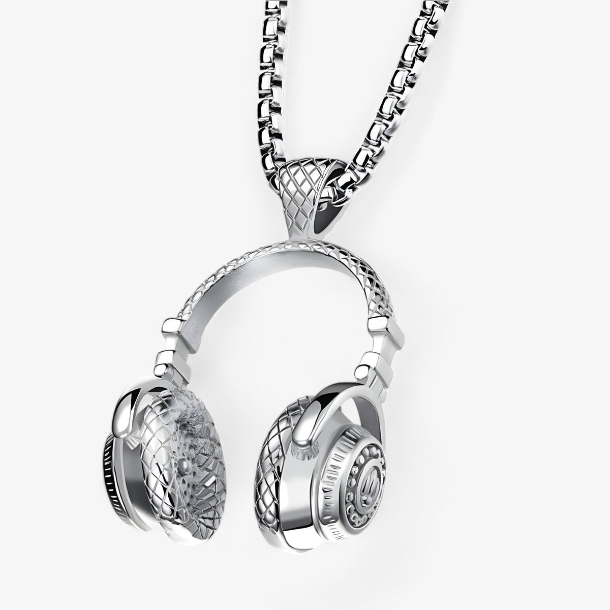 Jaxon | Punk hoofdtelefoon ketting – Cool en stijlvol statement- €25 : Jaxon | Punk hoofdtelefoon ketting – Cool en stijlvol statement in zilverkleur van Pantinoshop