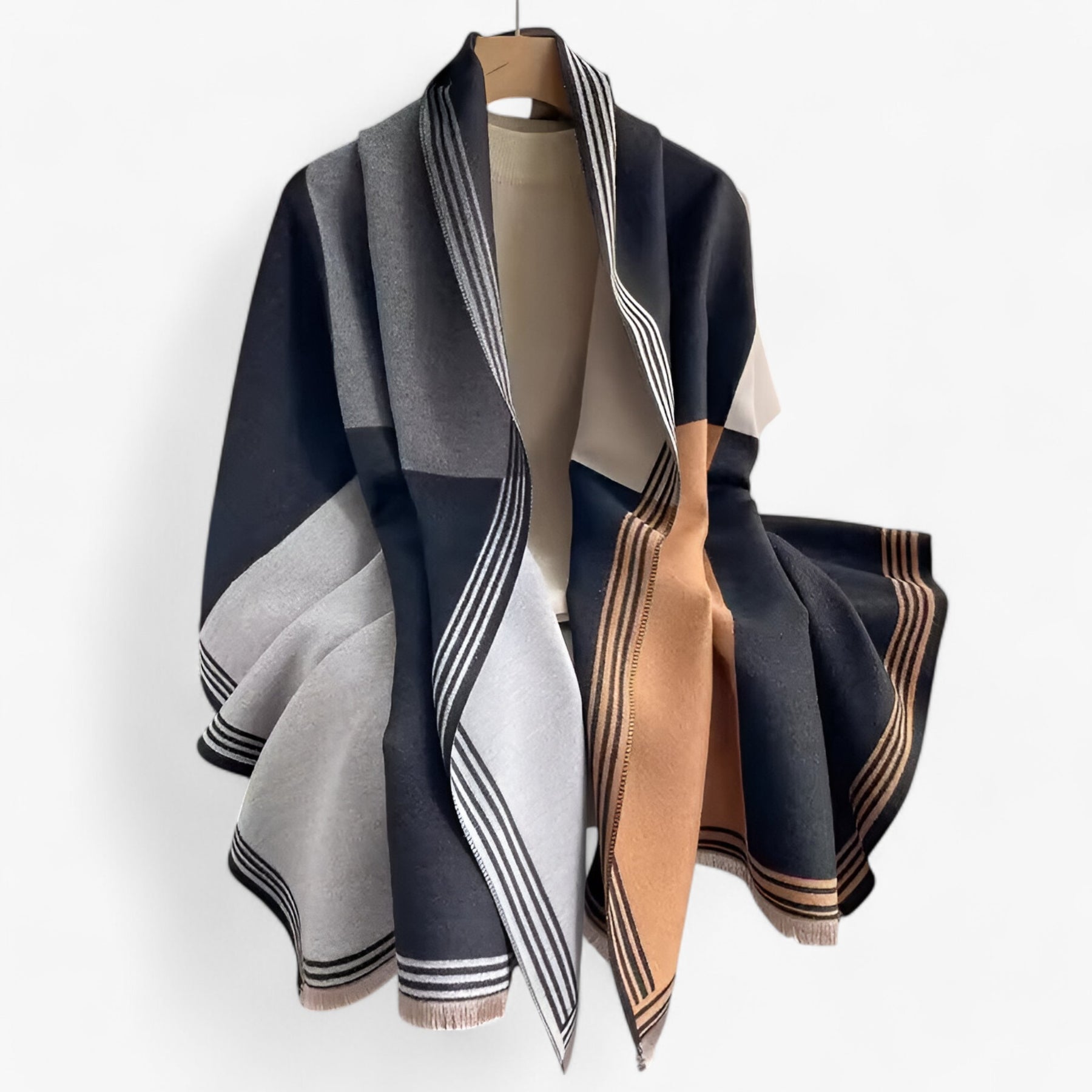 Valeria | Luxe Kasjmier Sjaal – Elegantie en Warmte in Één - €25 : Valeria | Luxe Kasjmier Sjaal – Elegantie en Warmte in Één in DE798-02 van Pantinoshop
