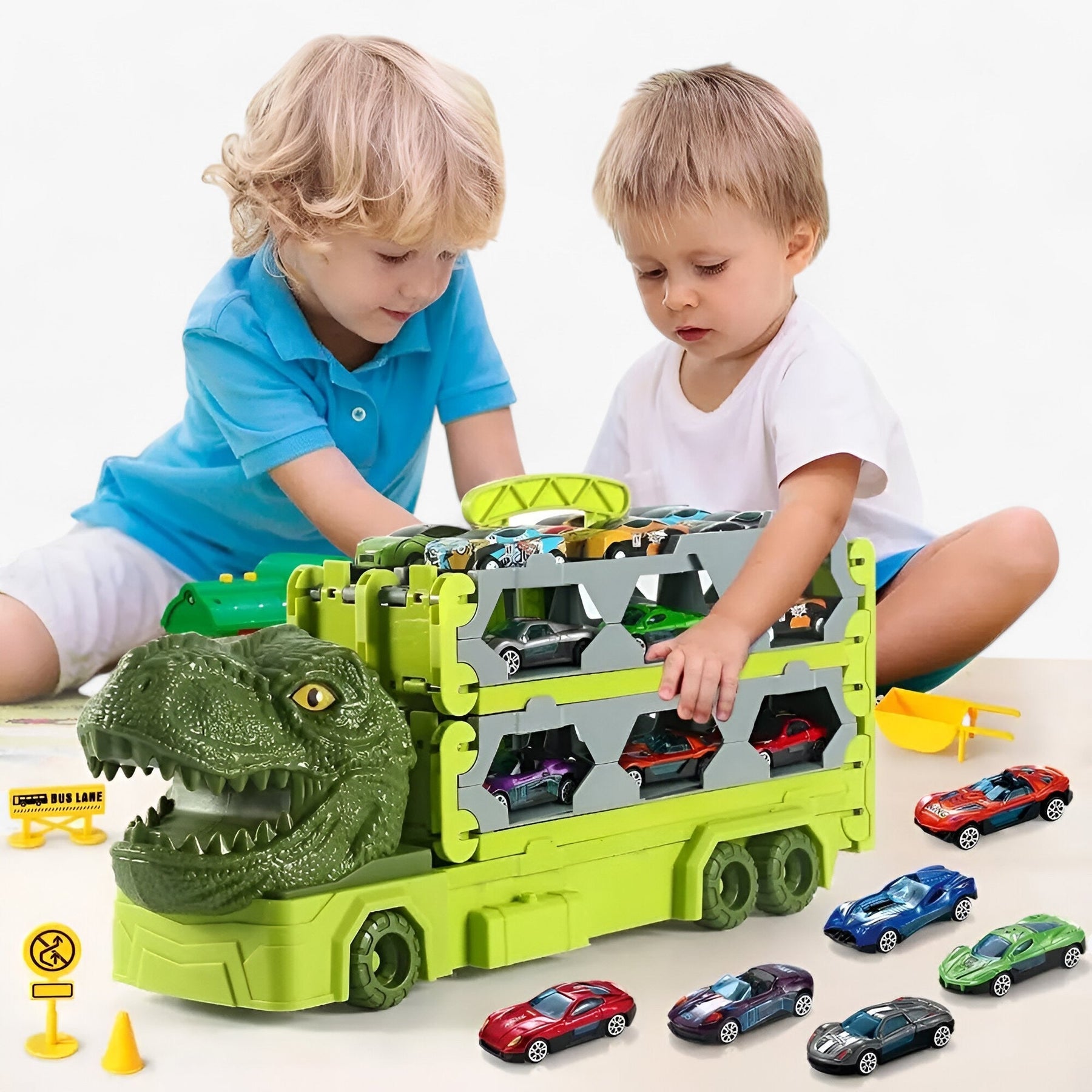 pets : Rex | Dinosaurus Race Truck - Eindeloos plezier in van Pantinoshop