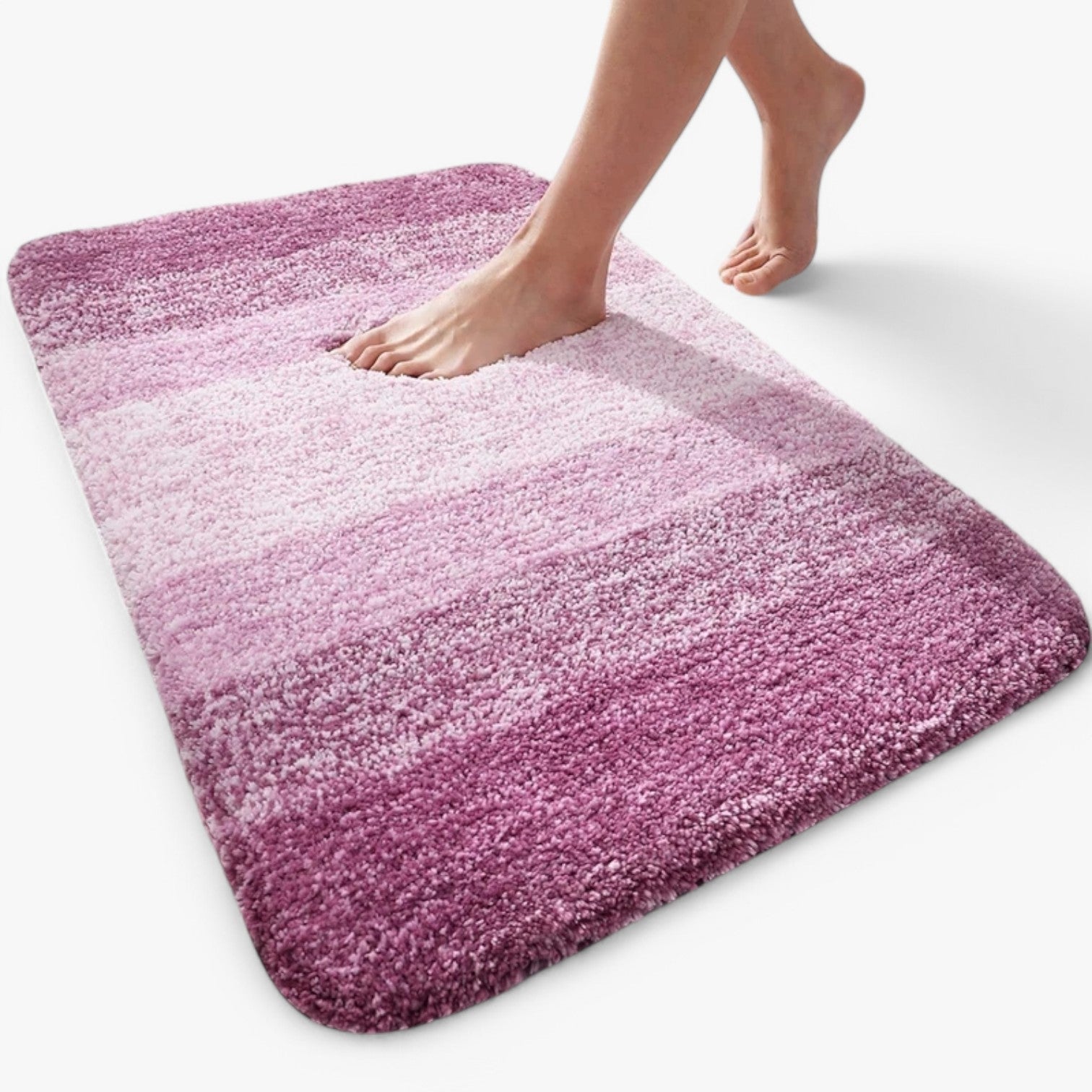 Heidi Droge voeten in een handomdraai - Superabsorberende antislip badmat- €25 : Heidi Droge voeten in een handomdraai - Superabsorberende antislip badmat in Paars van Pantinoshop