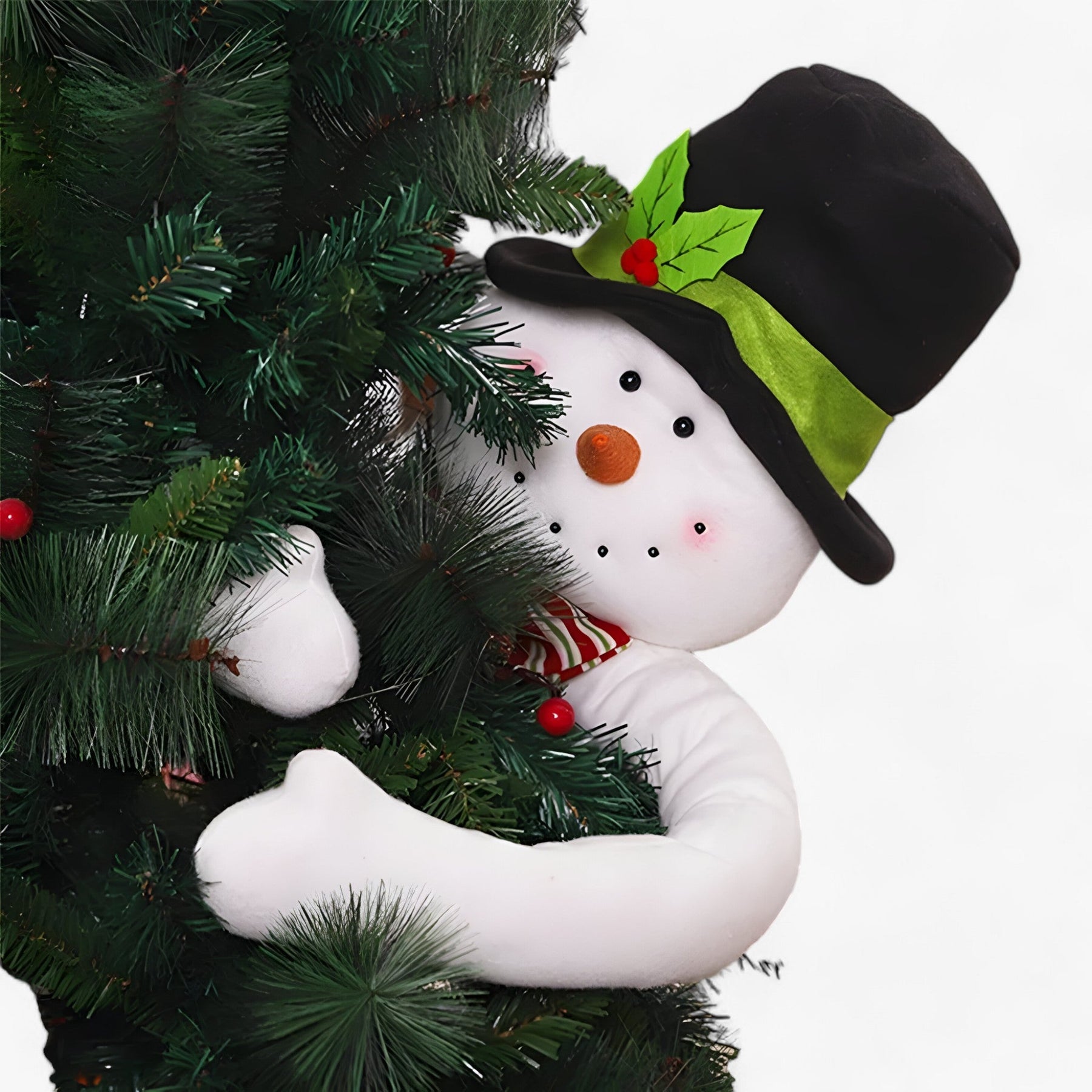 home & garden : SantaHug | Kerstornament 105 cm - Voeg een leuk tintje toe aan uw boom in Sneeuwman van Pantino