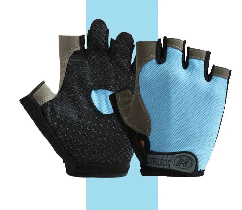 outdoor equipment : GripMaster Antislip Sport Handschoenen - Koel, Comfortabel, Duurzaam. in Lichtblauw van Pantino